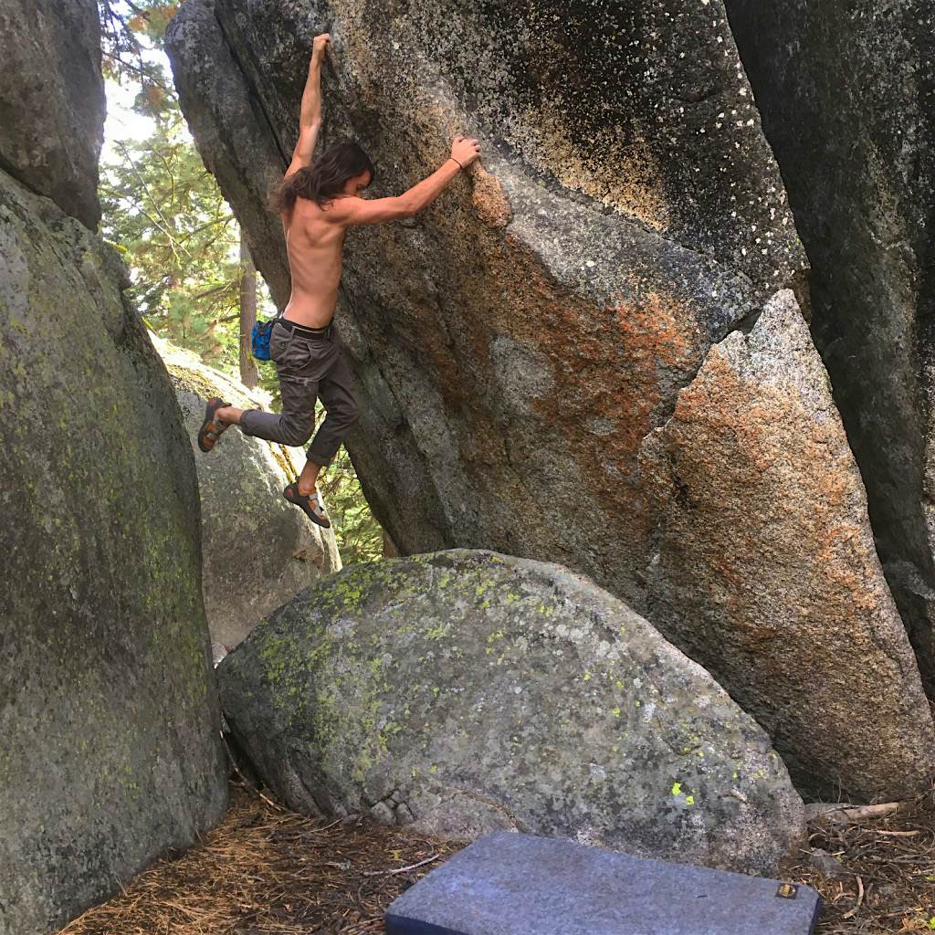 Travel News - We live here now Jason rock climbing.