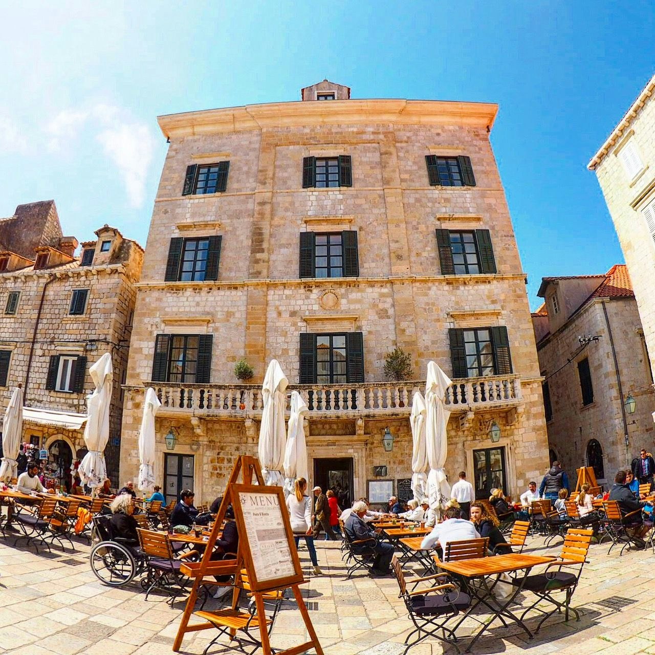 Pucić Palace hotel in Dubrovnik. 