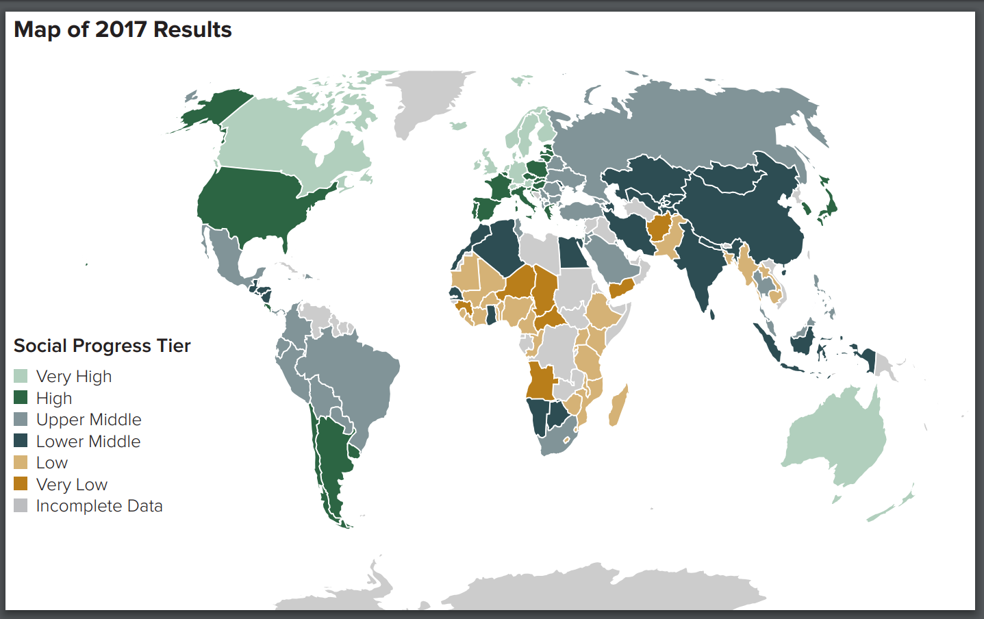 The Social Progress Index study 2017. Social Progress Imperative