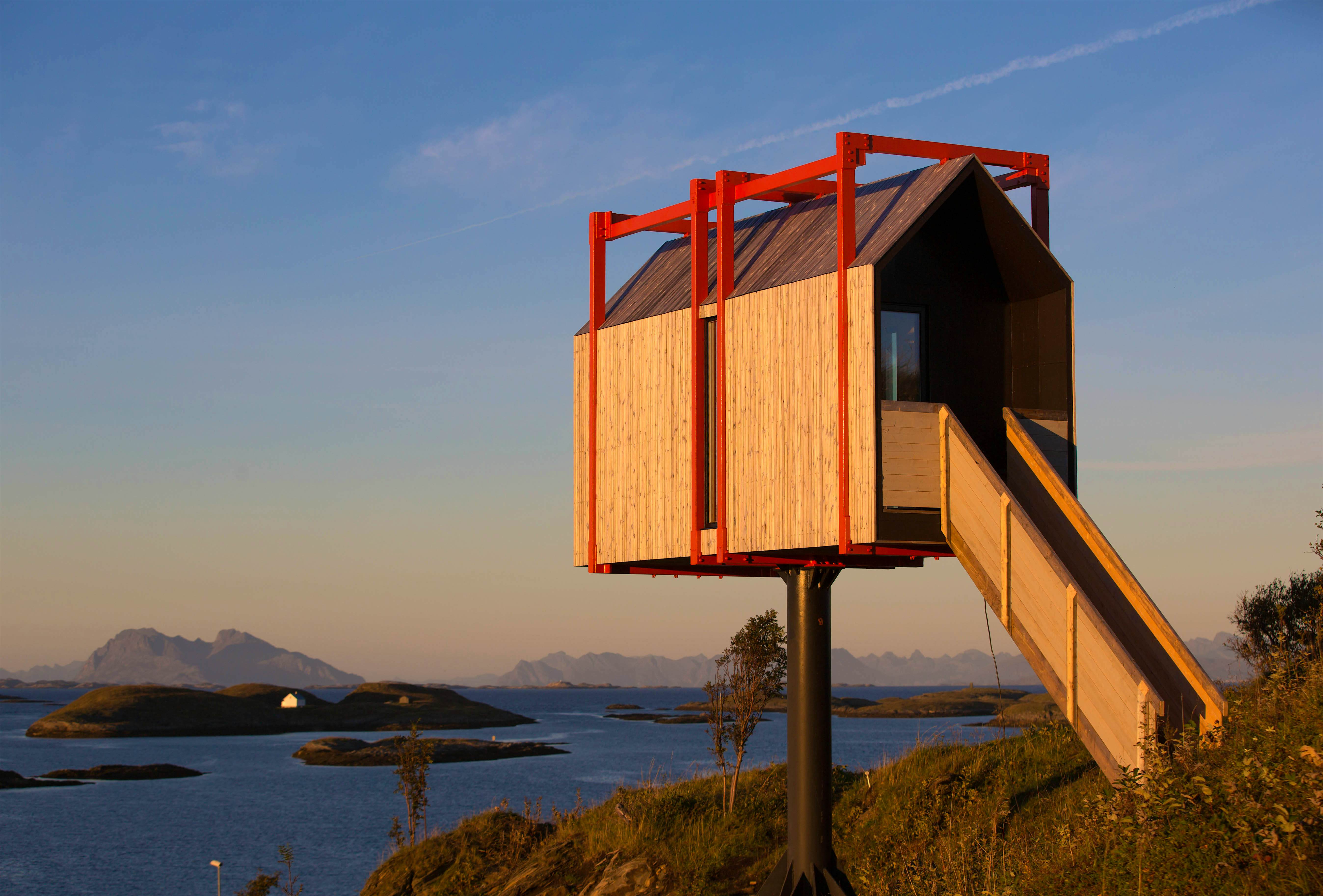 Travel News - Deconstructed Hotel A cabin with an idyllic view
