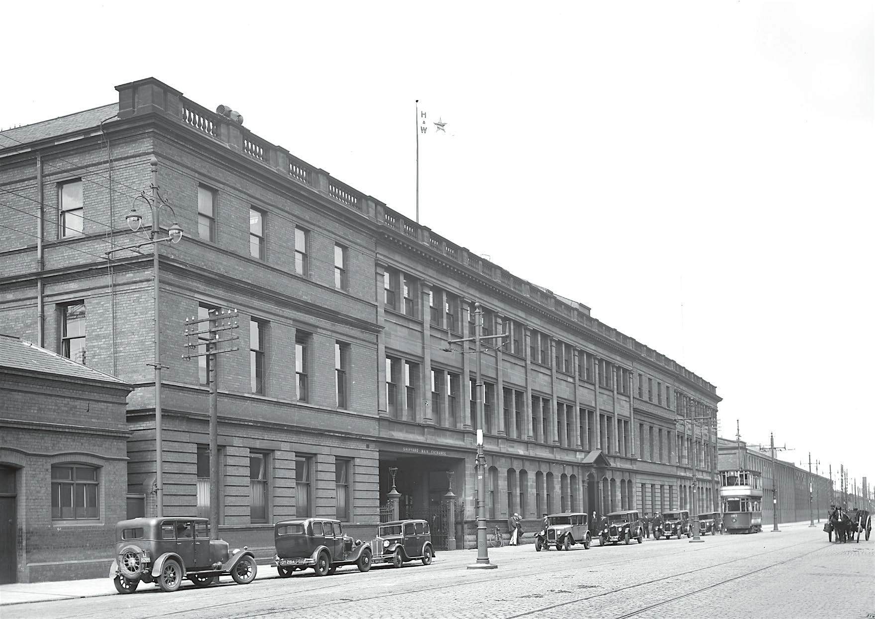 Travel News - 0.1 The former Harland & Wolff headquarters. Image: National Museums Northern Ireland