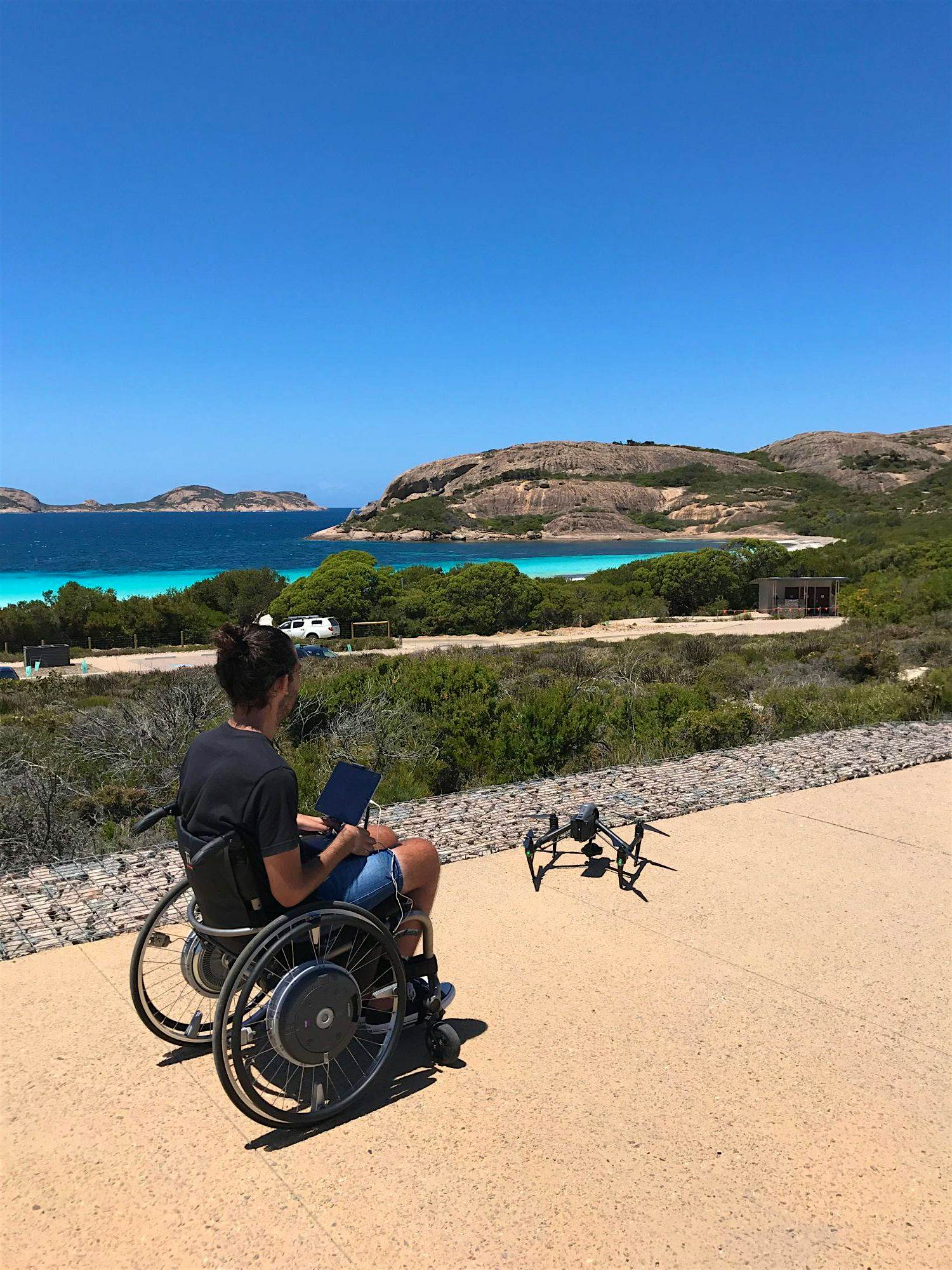 Travel News - E3CF1905-94DE-426D-8ABD-F355BF1313E5 Jaimen and his drone in Western Australia.