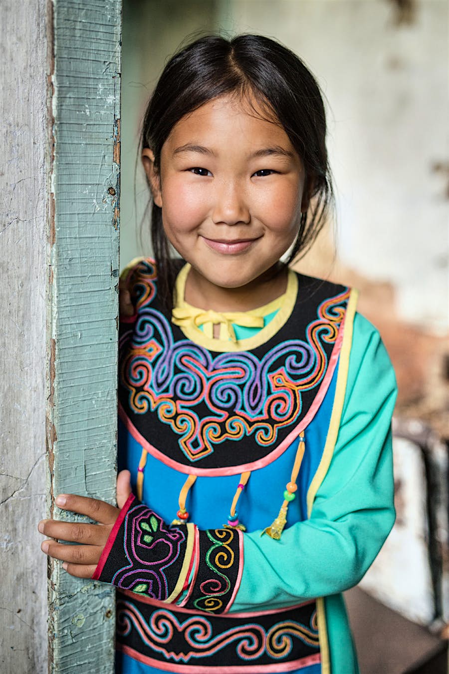 Travel News - The World In Faces by Alexander Khimushin A little girl from the Oroki tribe