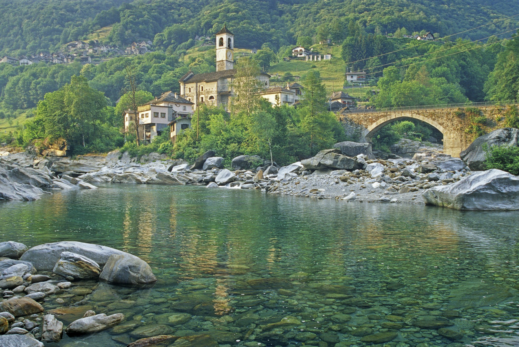 The village of Lavertezzo.