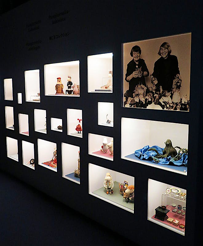 Travel News - Moomin-Museum-Tampere-Tove-Jansson-parafernalia-2 A number of models are on display at the museum.