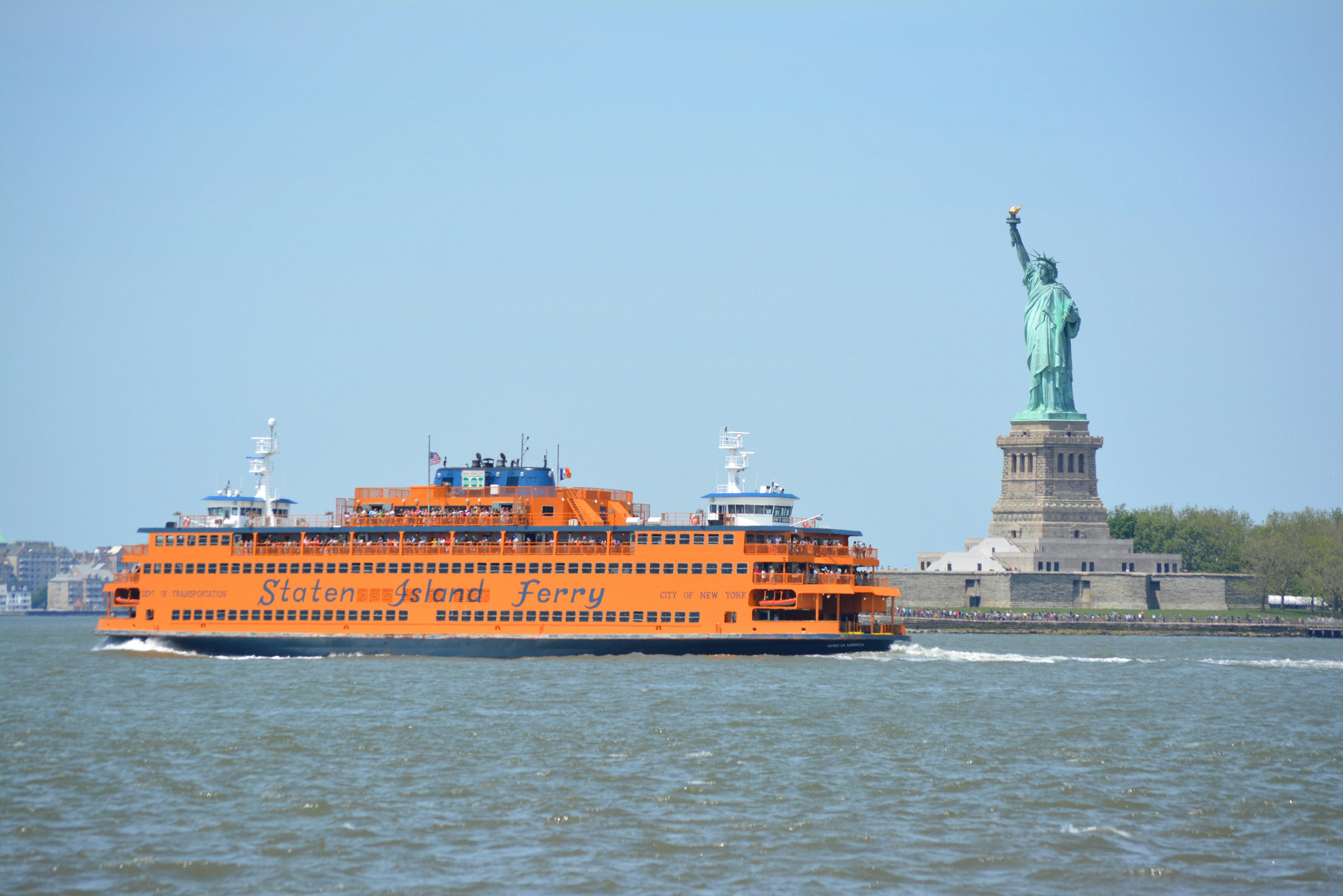 Statue of Liberty in New York Harbor