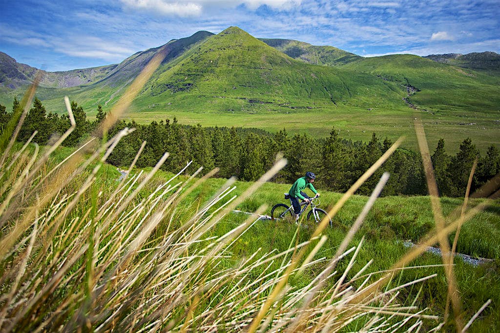Travel News - cycling wild atlantic way A man cycles along the Wild Atlantic Way.