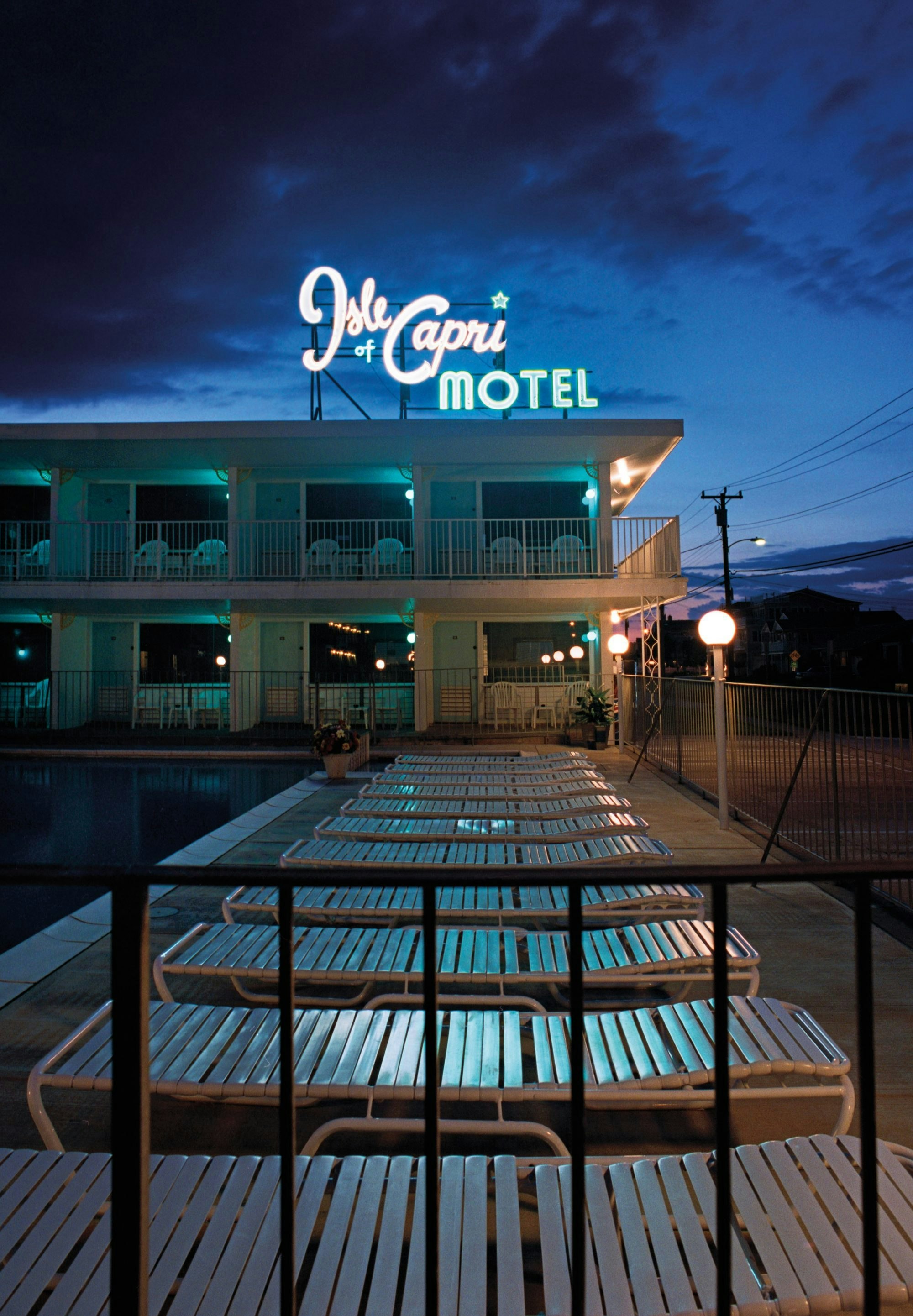 Many Wildwood motels took their names from exotic vacation locales like the Isle of Capri, photographed in 2006.