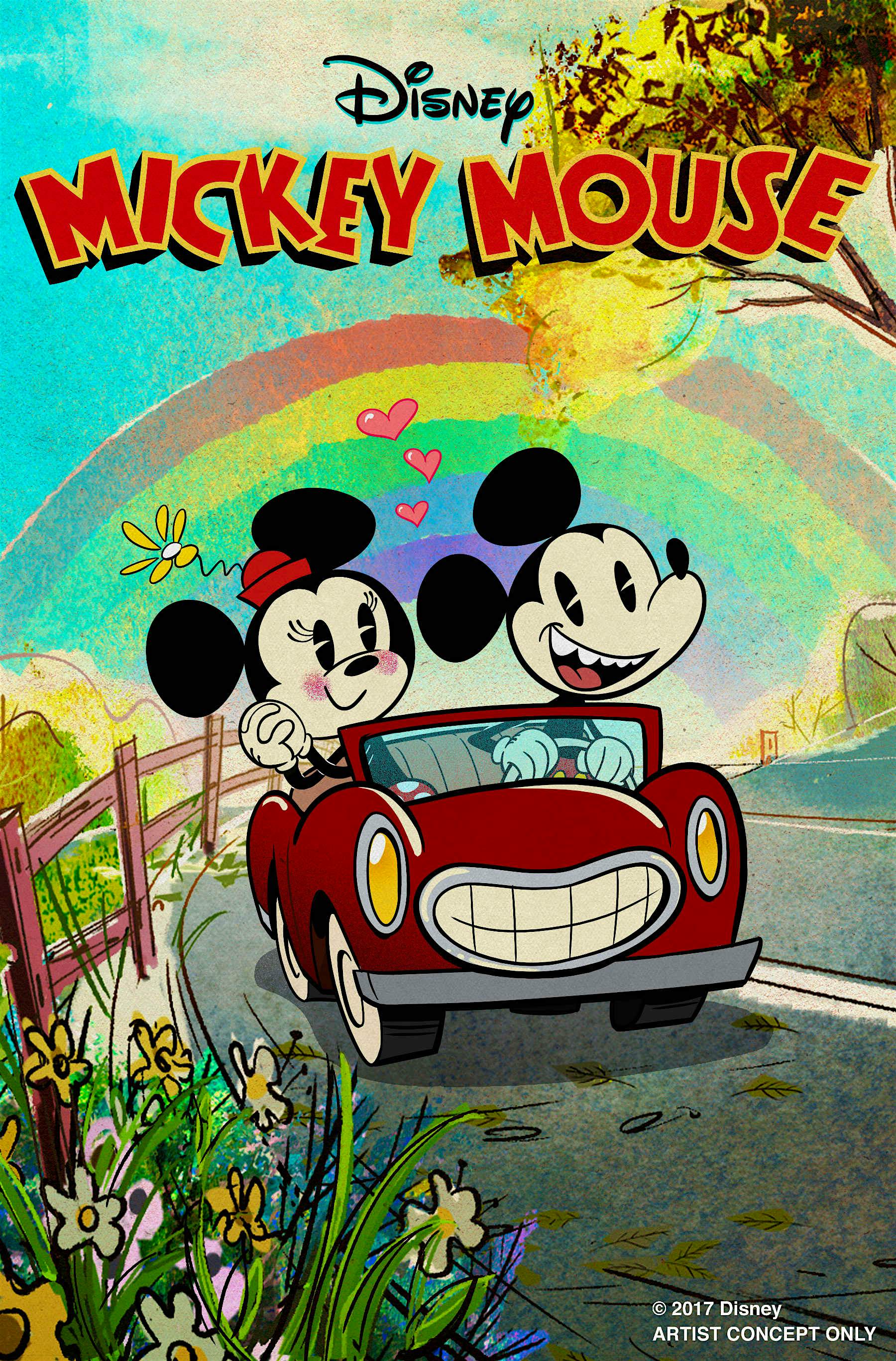 Travel News - mickey mouse ride disney world A poster advertising the first ever Mickey Mouse attraction. Image by Disney