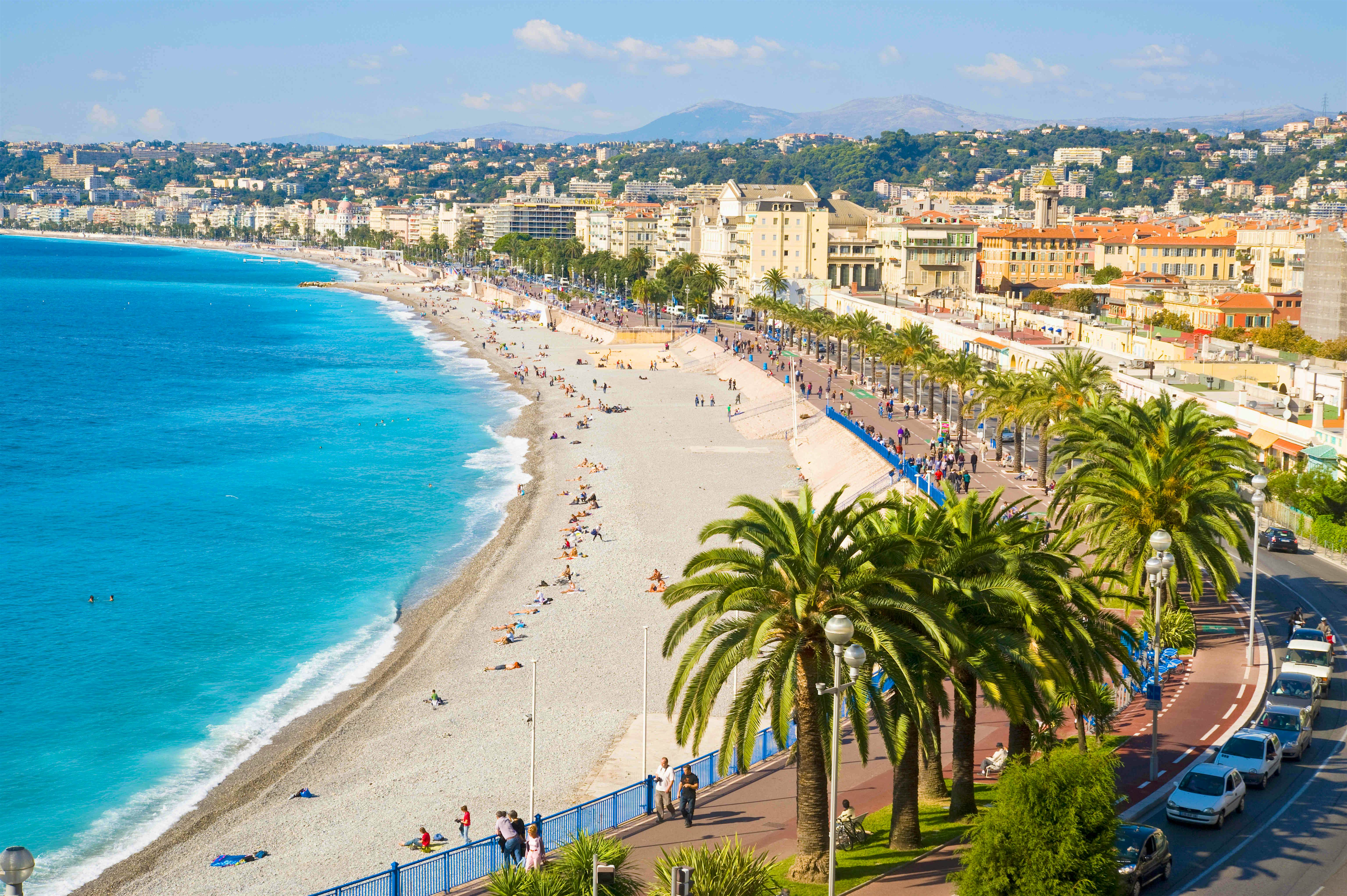 Travel News - Promenade d'Anglais, Nice, Cote d'Azur, France John Harper Getty Postcard sent from Nice 43 years ago finally arrives