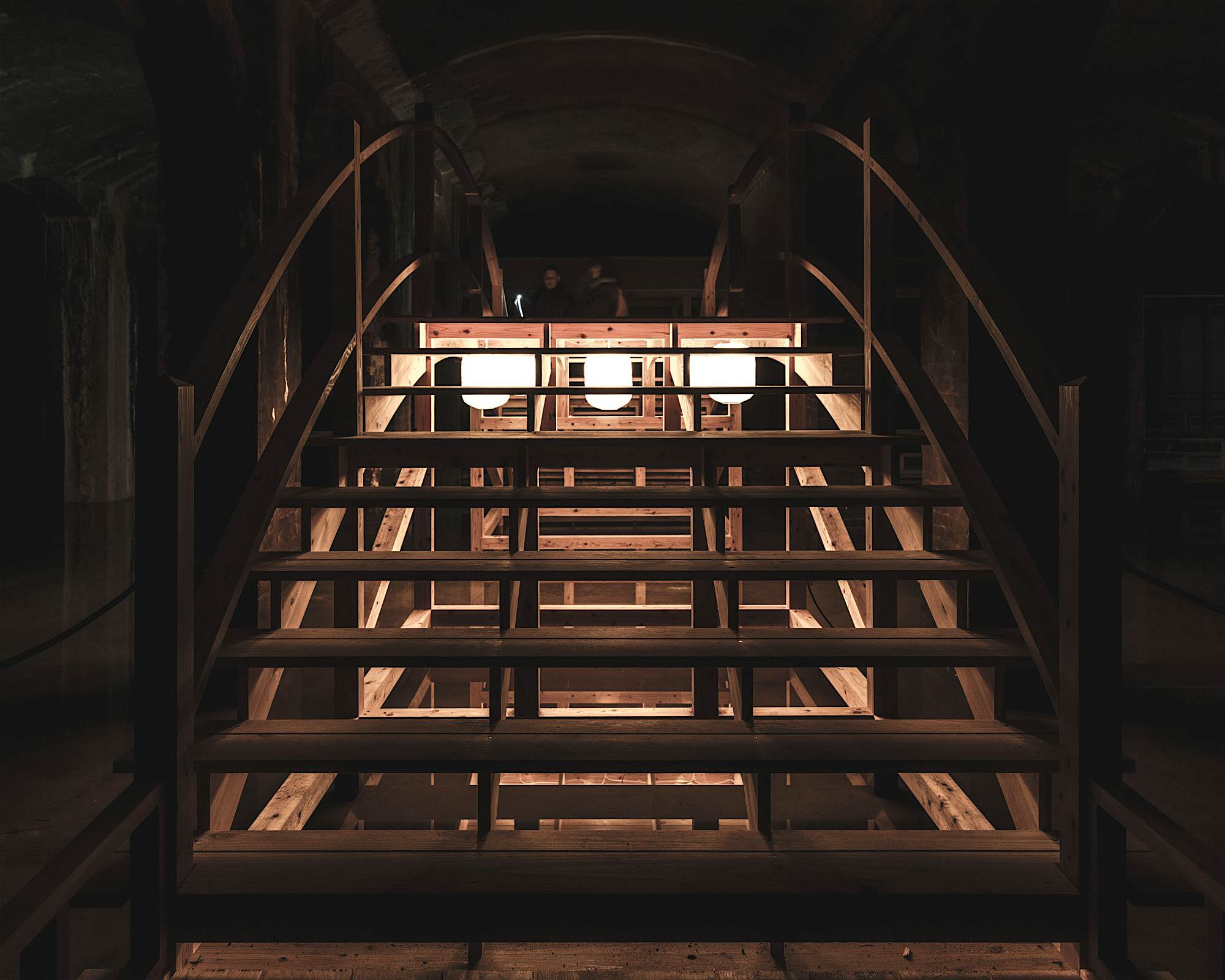 Travel News - Sambuichi The Water The Cistern Copenhagen exhibition A bridge made from Japanese wood to an interpretation of the Itsukushima Shrine at Sambuichi's The Water in Copenhagen