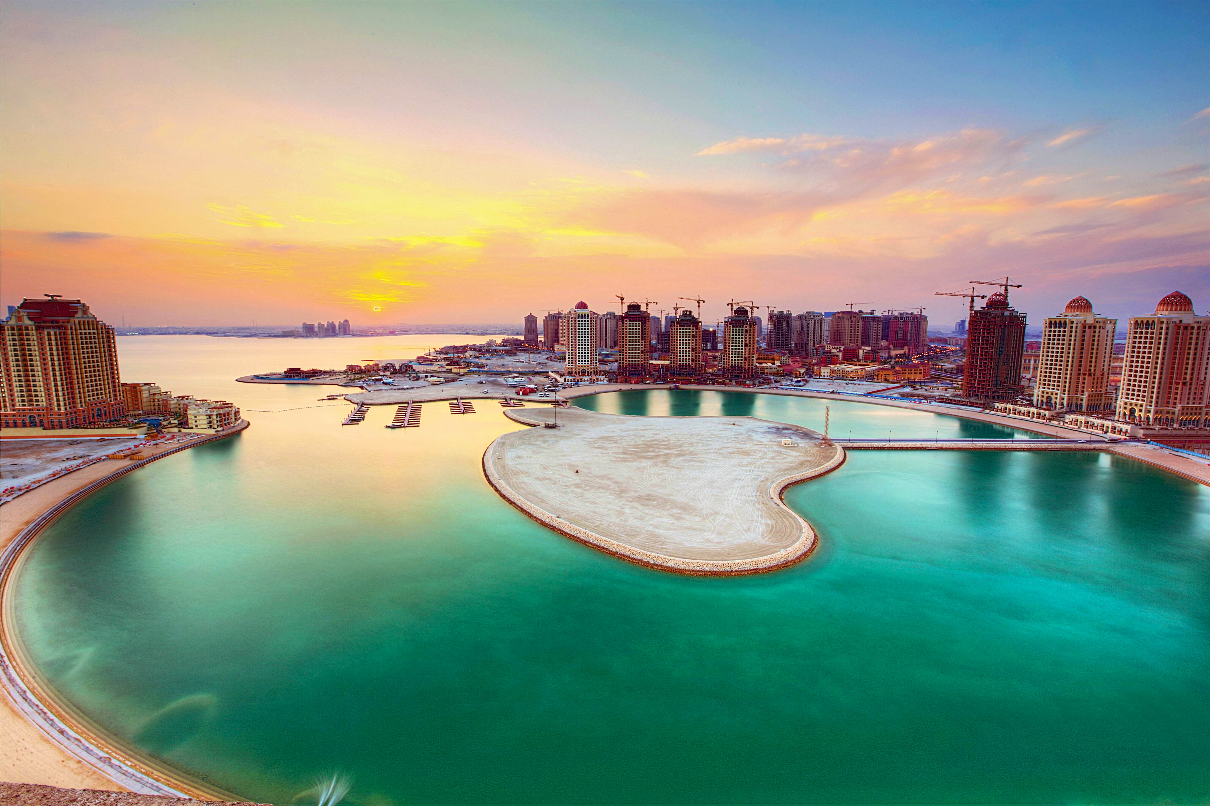 Travel News - artificial island qatar An artificial island spanning nearly four million square metres.