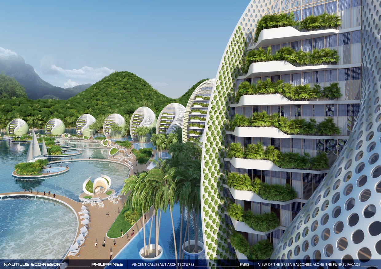 014 GREEN BALCONIES & SNAIL FACADES