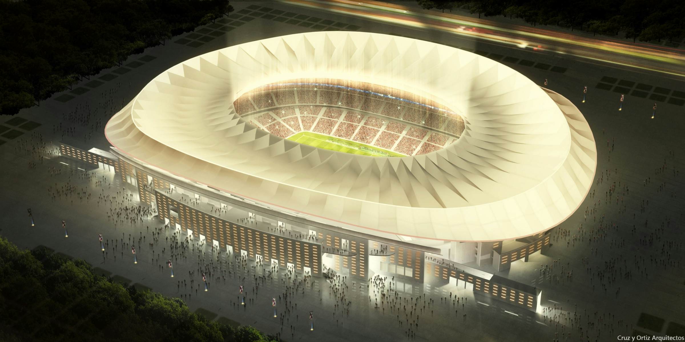 Atletico Madrid S Incredible Soccer New Stadium Set To Be Unveiled This Weekend Lonely Planet