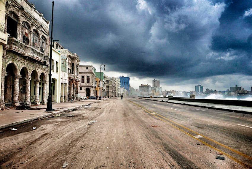 Travel News - Havana's Malecon waterfront in the aftermath of Hurricane Irma. Image by Sven Creutzmann Mambo Photo Havana n the aftermath of Hurricane Irma