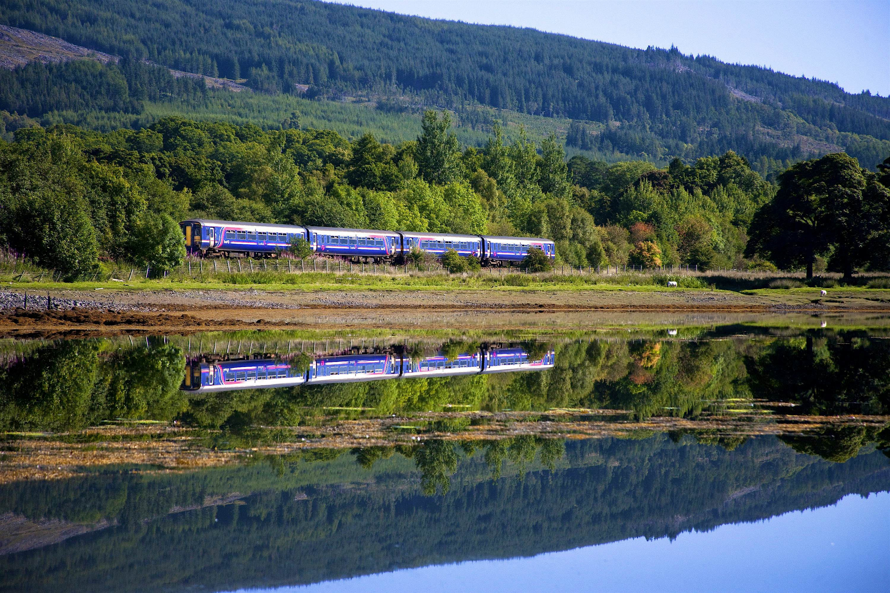 Travel News - Scotrail Loch Eil, Mallaig, Fort William line First Scotrail 156 Sprinter, Loch Eil, Mallaig, Fort William line
