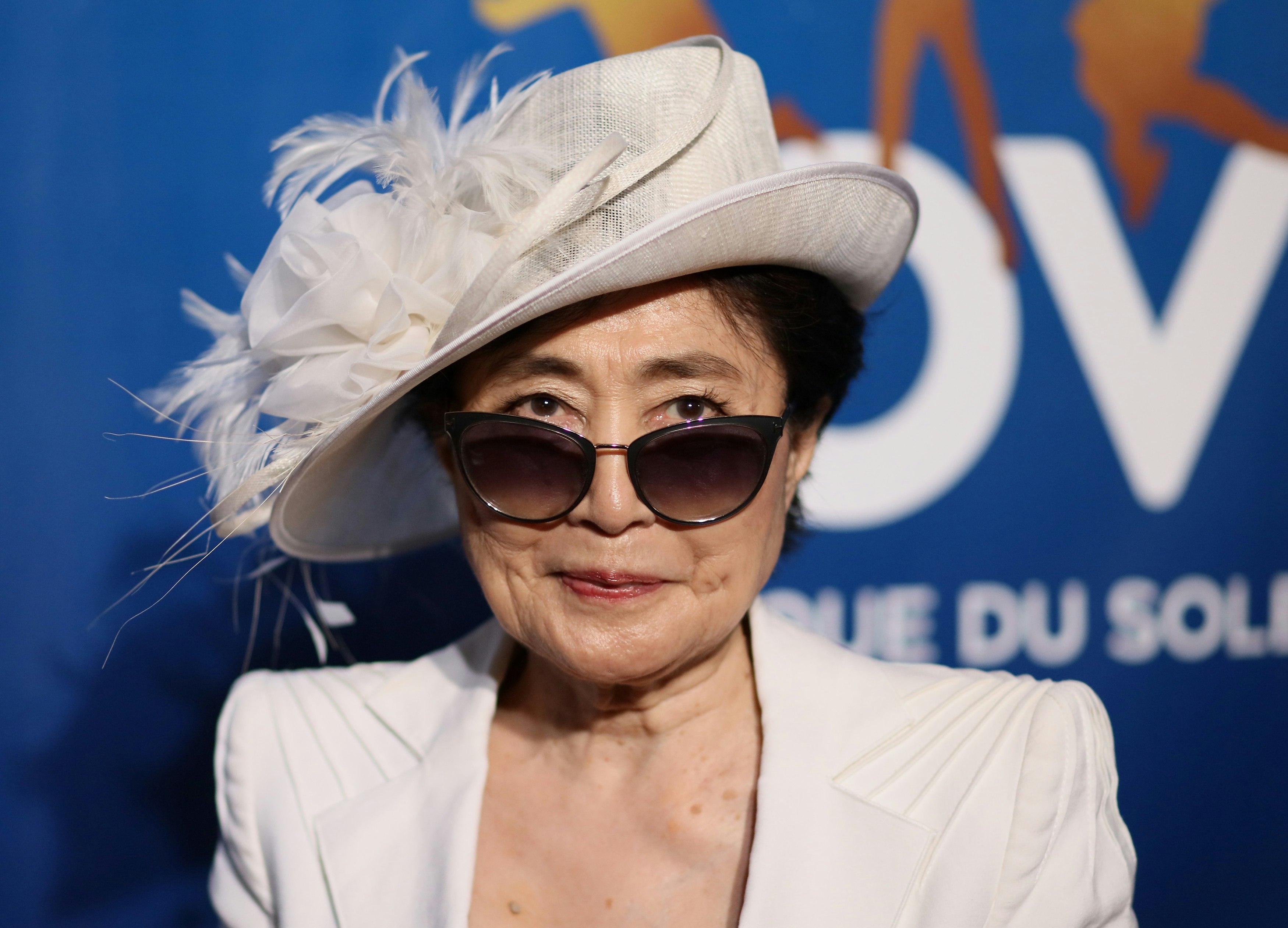 Yoko Ono unveils new mural goes on display in Union Market