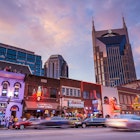 Downtown Nashville cityscape.