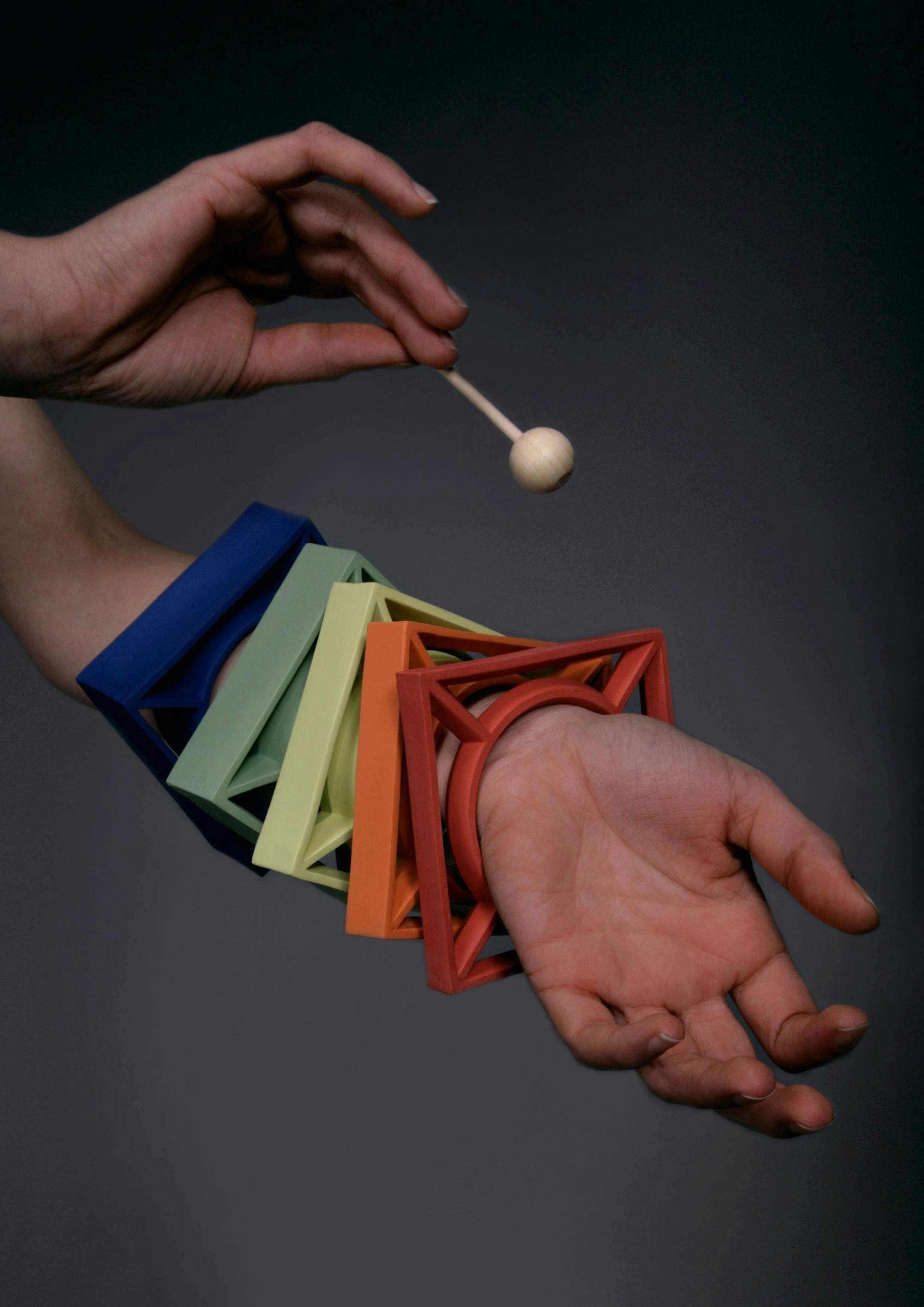 Xylophone Bangles by Arjen Noordeman and Christie Wright.
