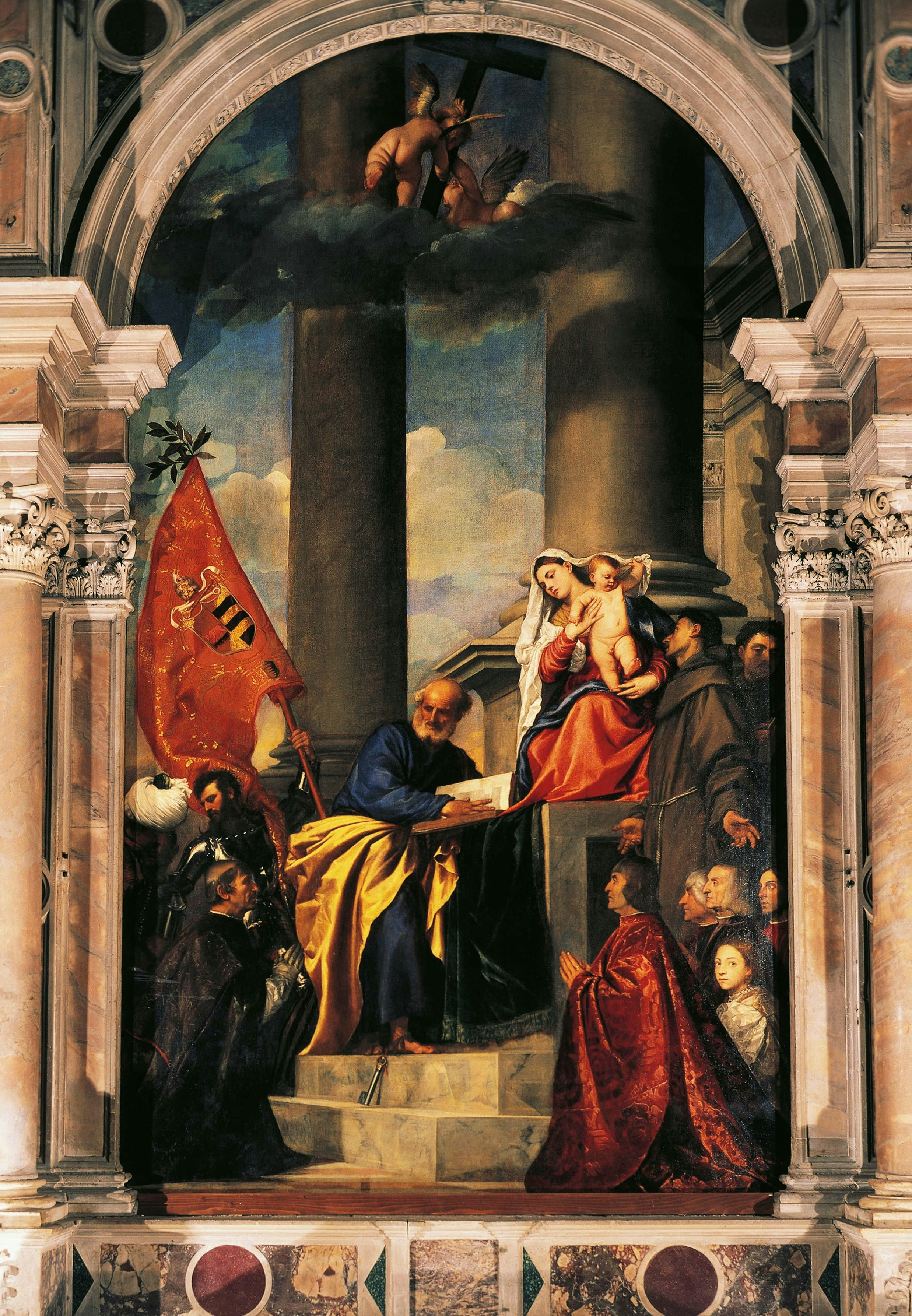 Titian's Madonna at Basilica Dei Frari has been restored