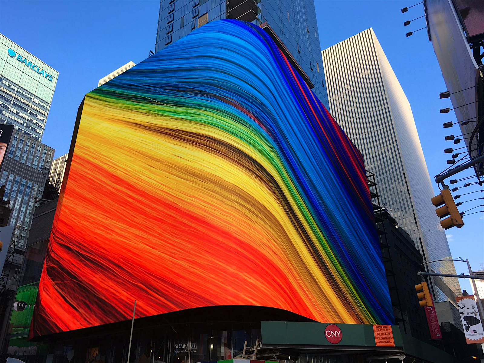 Travel News - 20 Times Square display 20 Times Square, featuring the most high resolution display ever seen at the iconic location.