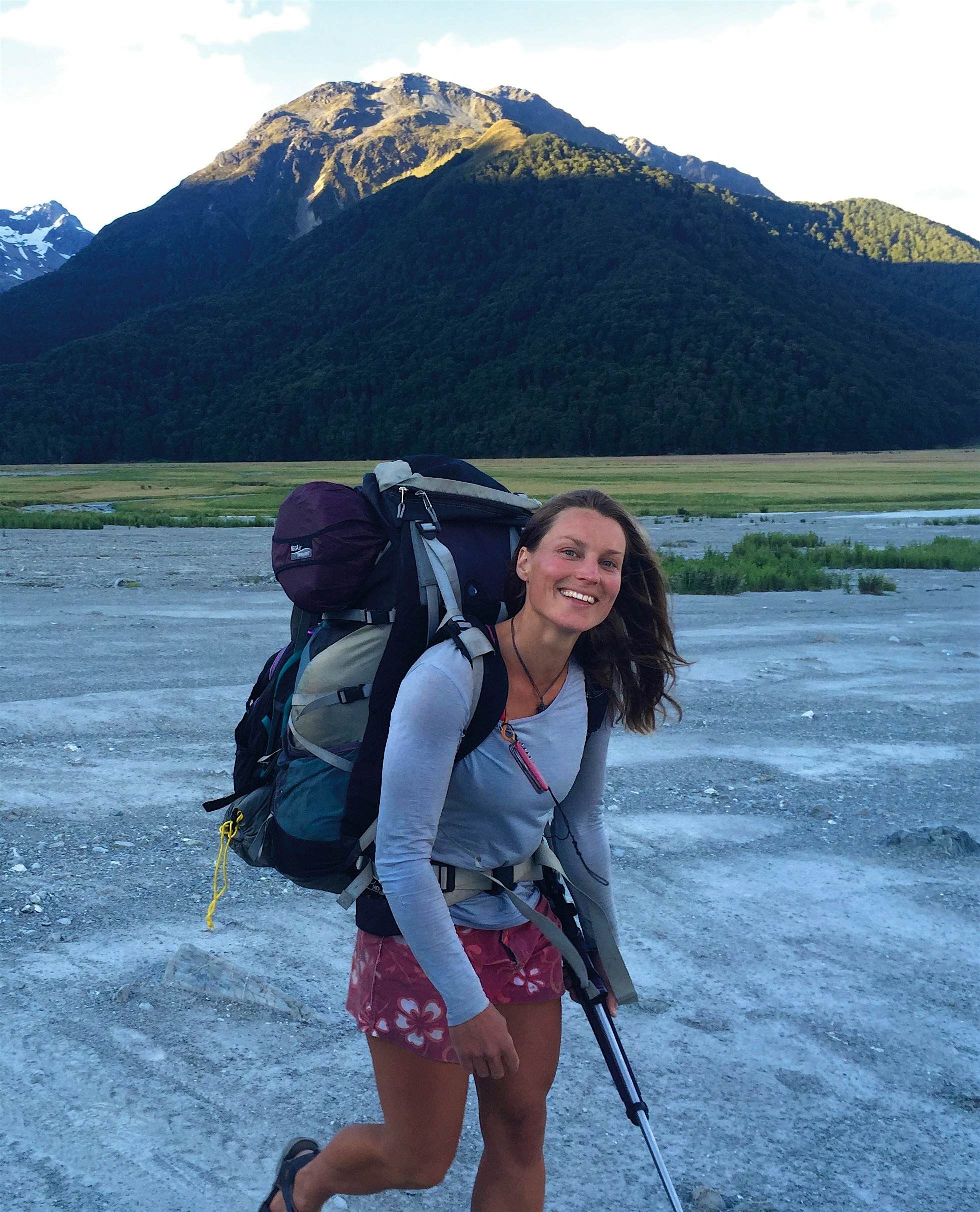 Travel News - 6 Te Araroa South Island Miriam's book Woman in the Wilderness charts the highs and lows of her adventurous lifestyle.