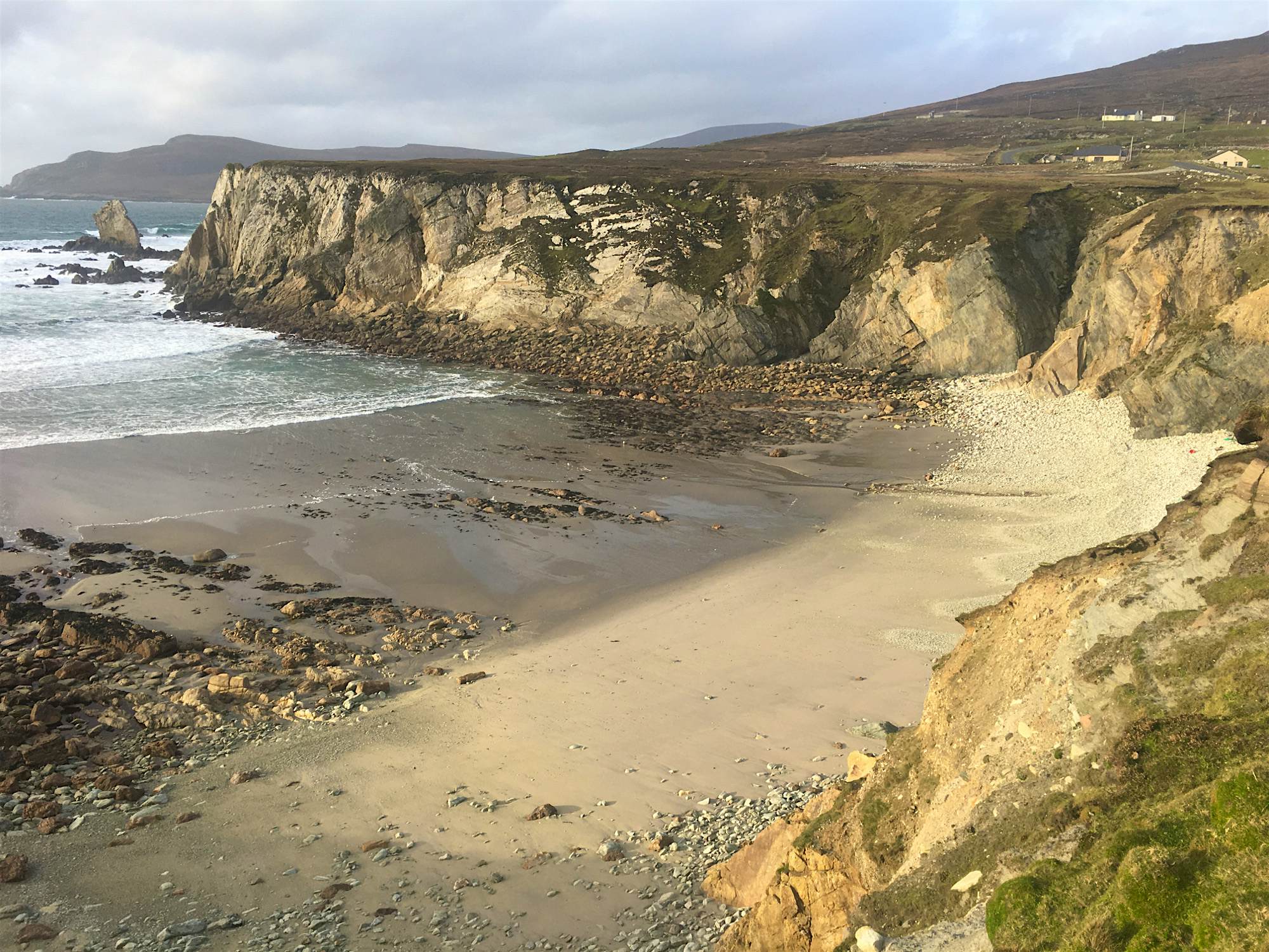 Travel News - Ashleam Bay Ireland Achill Island Beach Ashleam Bay as it is now with the reclaimed sand.