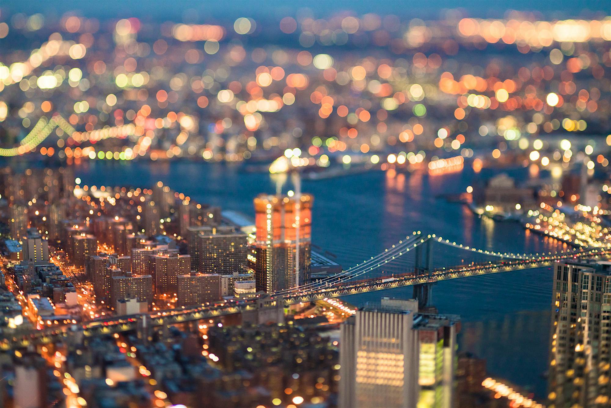 Travel News - _DSC9423-Jasper Leonard A tilt-shifted scene of New York City taken from above. Image by Jasper Leonard