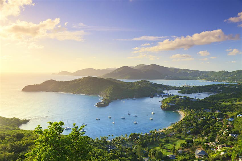 Travel News - Caribbean, Antigua and Barbuda, English Harbour from Shirley's Heights Travel News - Caribbean, Antigua and Barbuda, English Harbour from Shirley's Heights