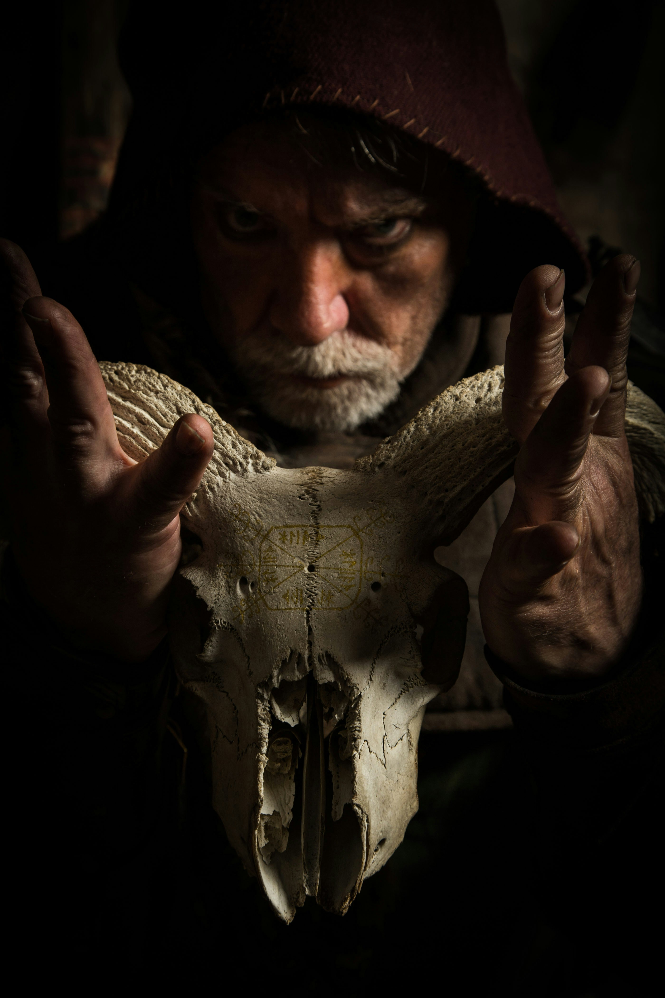 Man in Viking costume
