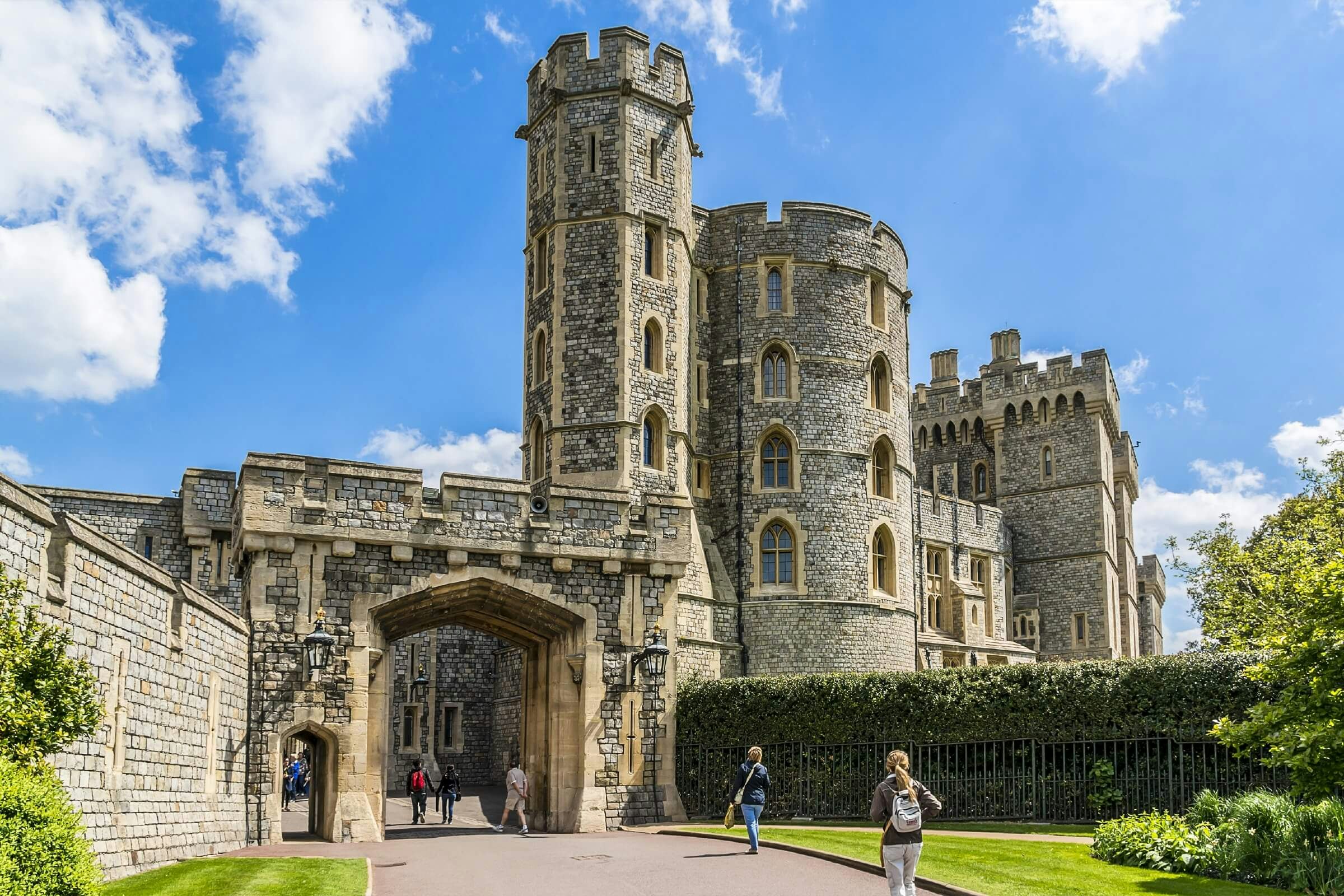 A view of Windsor Castle in England