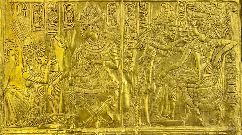 Travel News - cairo egyptian museum-golden shrine of a statue-carter108 Travel News - cairo egyptian museum-golden shrine of a statue-carter108