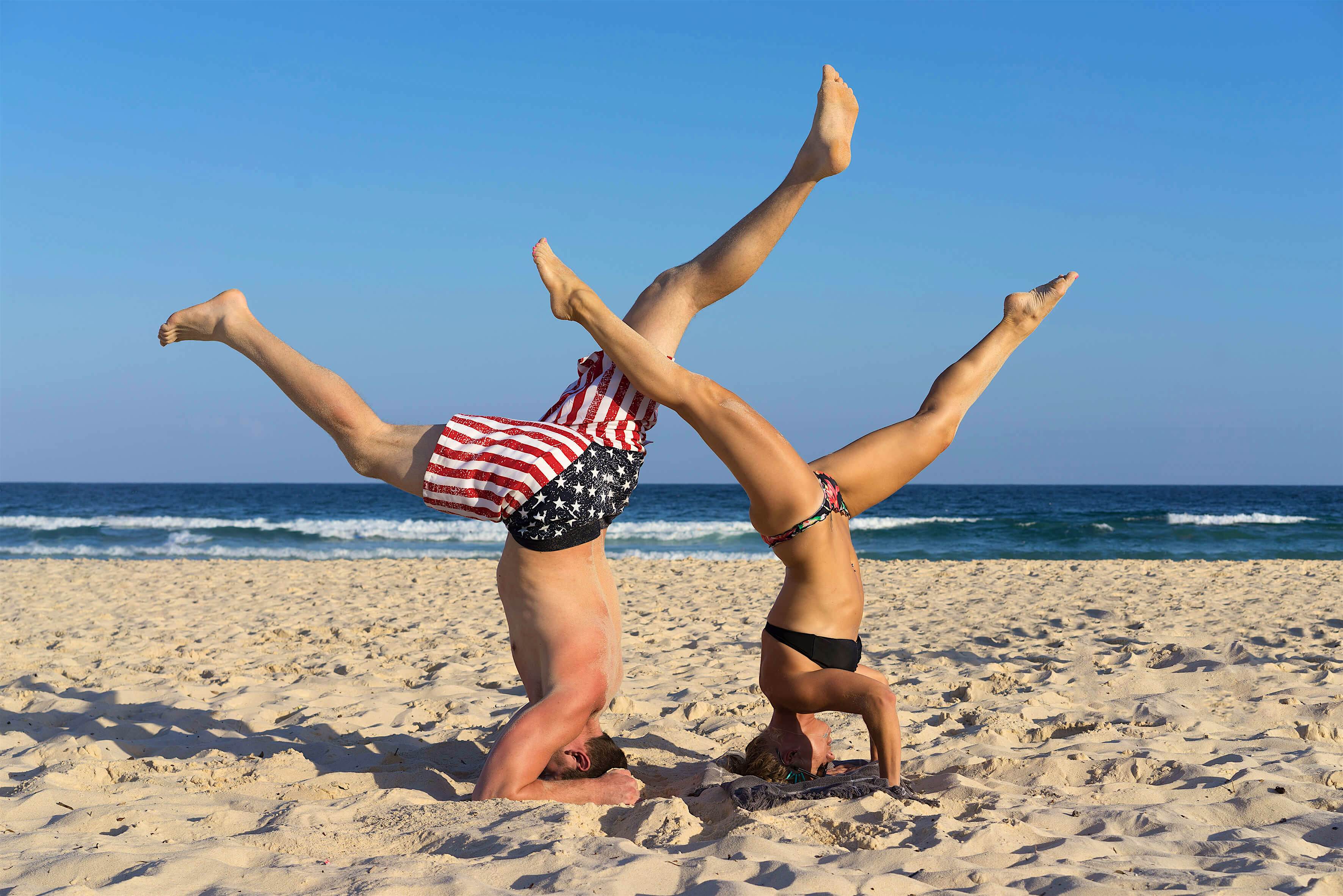Travel News - 018 'Sand Yoga' Bondi, 2016 (1) 'Sand Yoga' Bondi, 2016