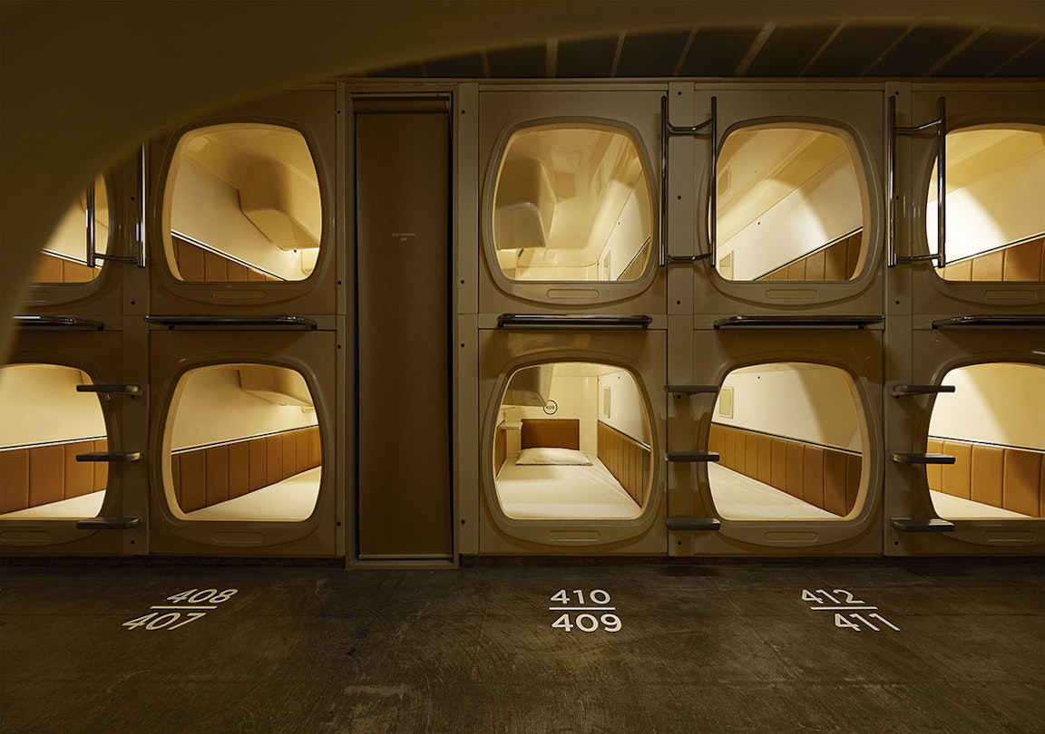 Tokyo's Do-C Ebisu capsule hotel is a contemporary classic with a