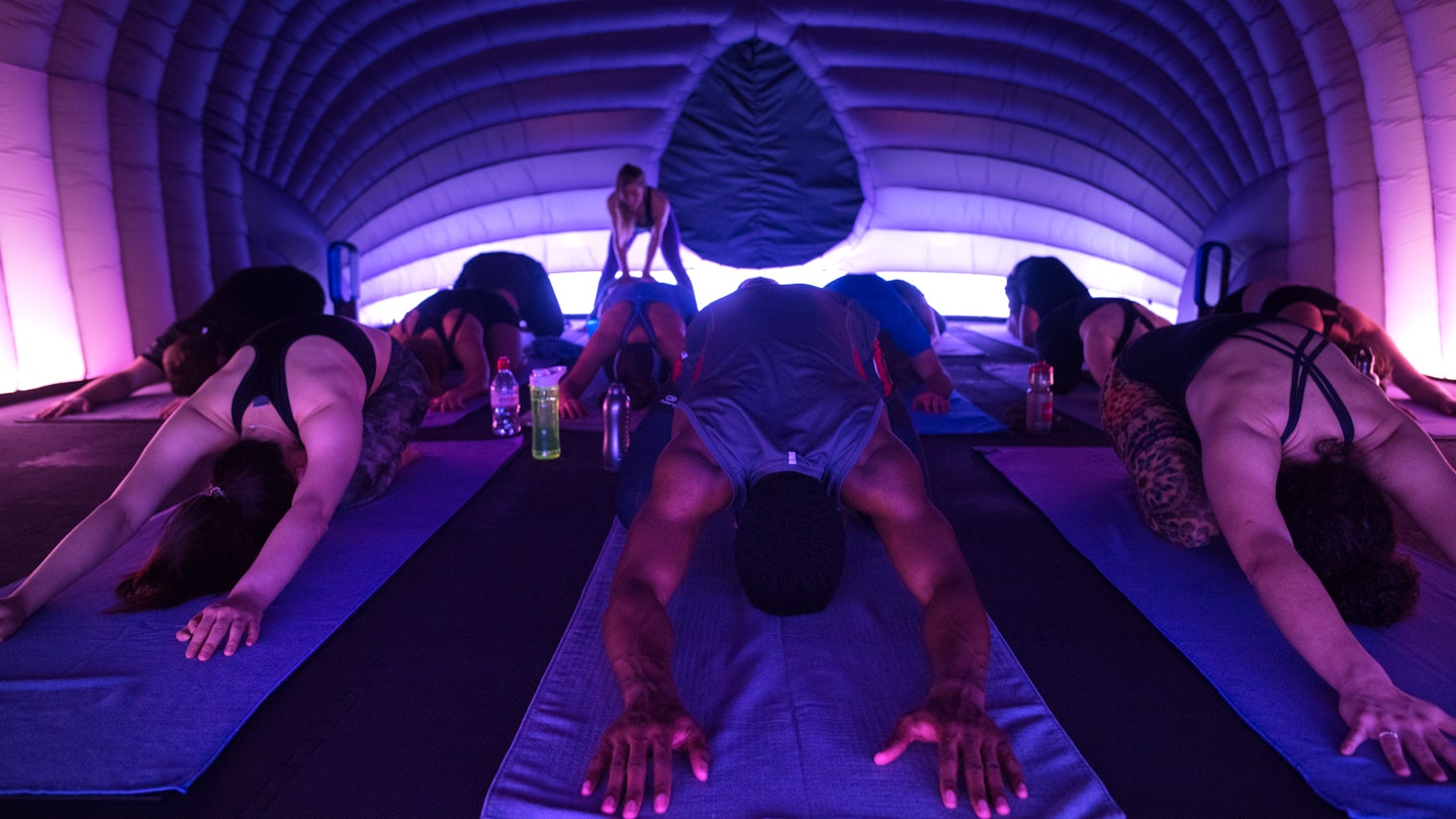 Introducing Hotpod Yoga - a mobile Bikram studio 'blowing up' near