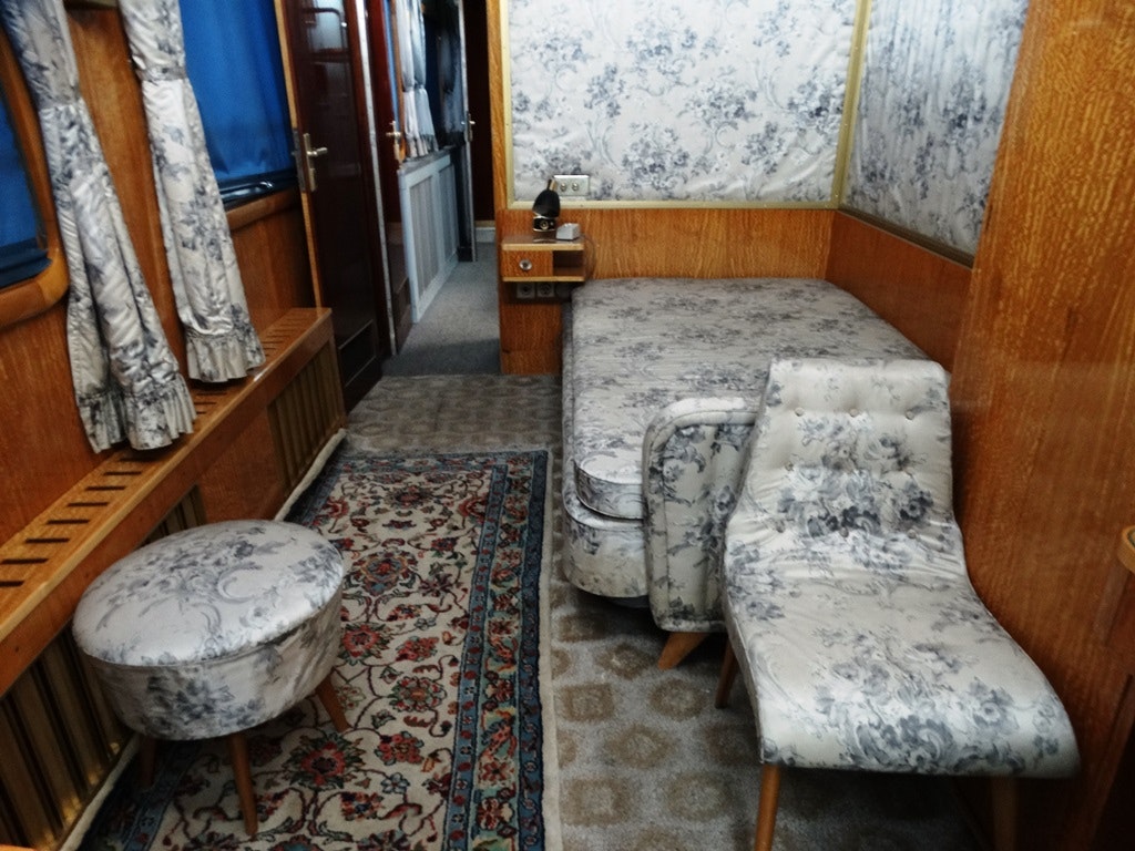 Travel News - The Blue Train interior, Jovanka's bedroom, Belgrade, Serbia 02