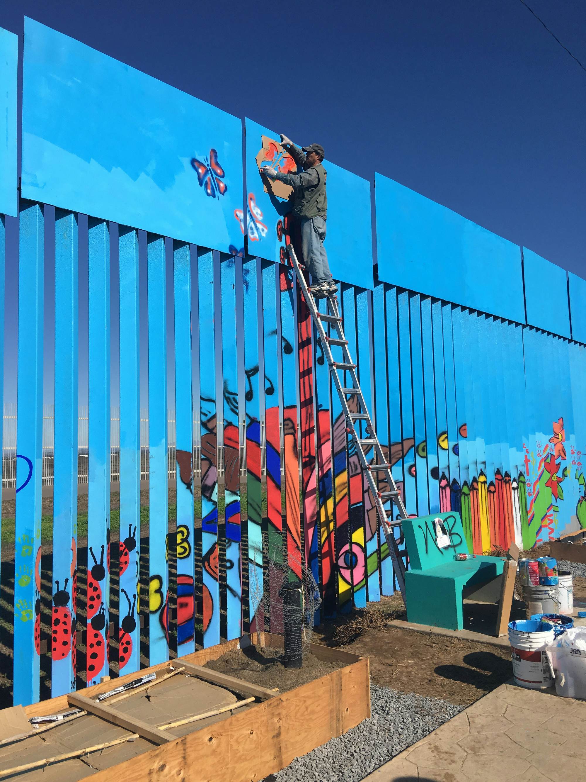 The World S Longest Mural Is Being Painted On The Us Mexico Border Wall Lonely Planet