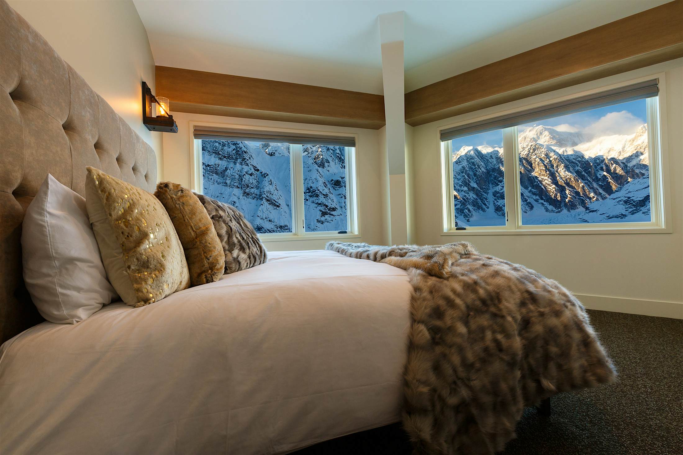 Travel News - sheldon chalet alaska The five-bedroom chalet has panoramic views of the glacier and mountains.