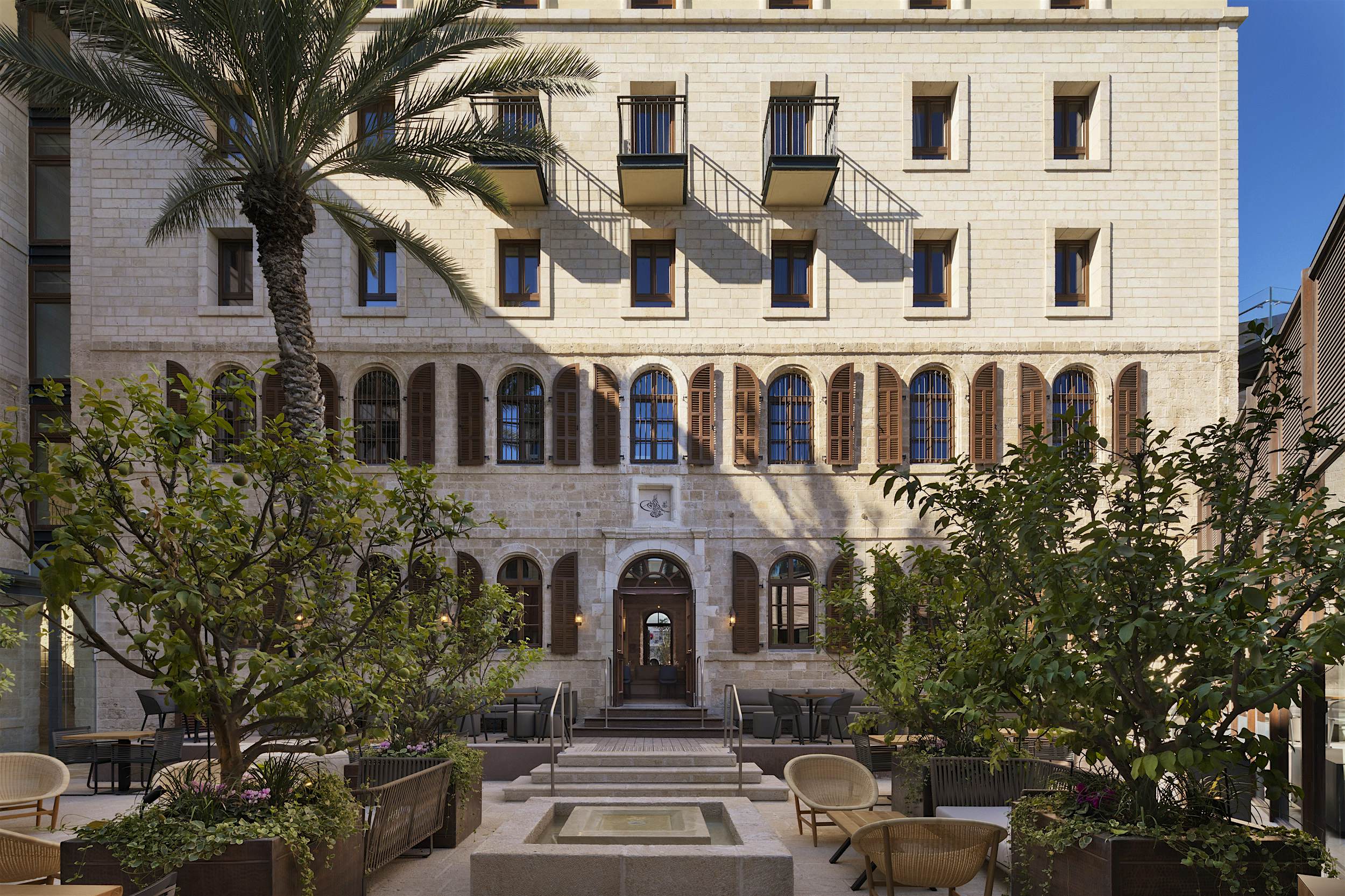 Travel News - 2020_Assaf-Pinchuk-photography The hotel has stunning views of the surrounding area, including the Jaffa Clock Tower and Square.