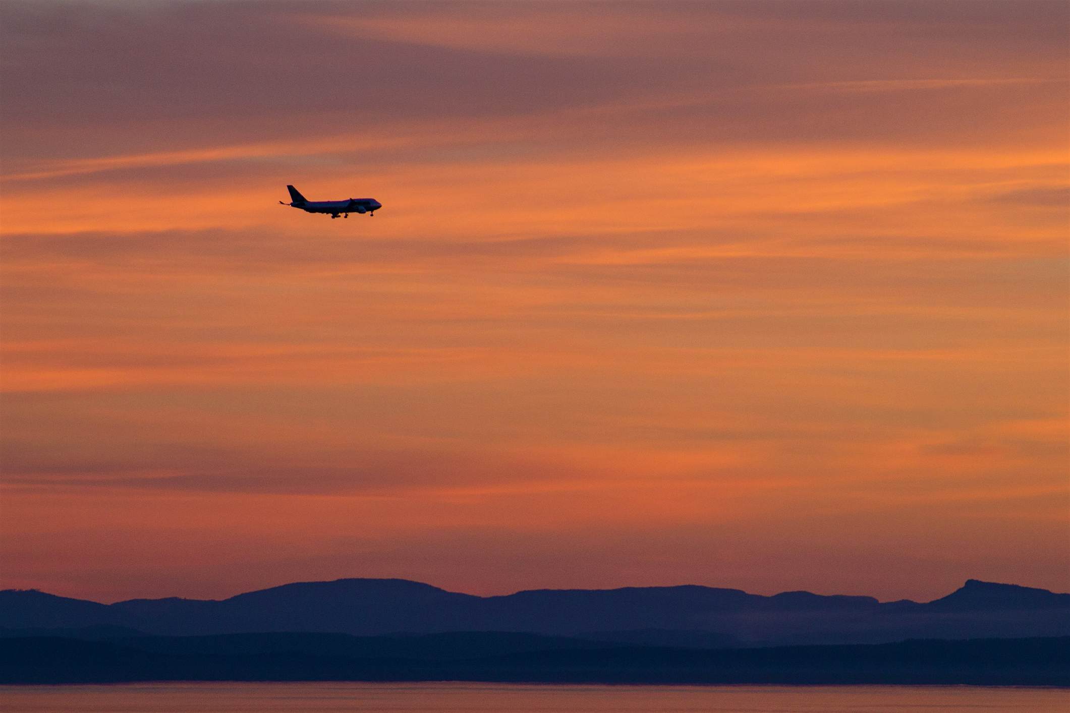 Travel News - Plane Flying into Sunset Travel News - Plane Flying into Sunset