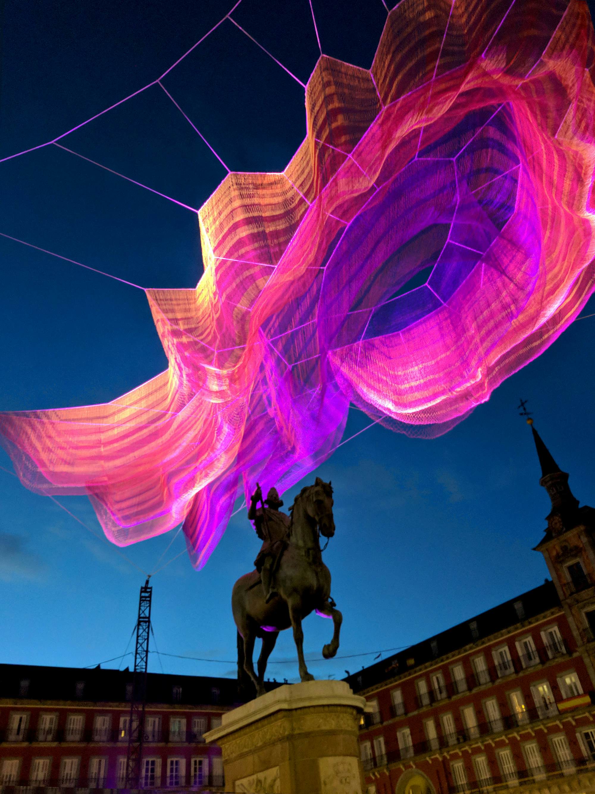 Madrid S Plaza Mayor Celebrates 400th Anniversary With A Colourful