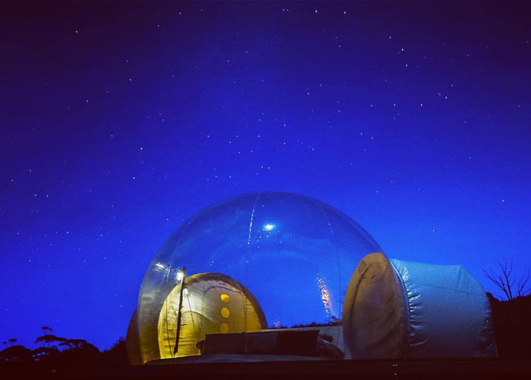 Australia's new bubble tents give the ultimate skygazing experience