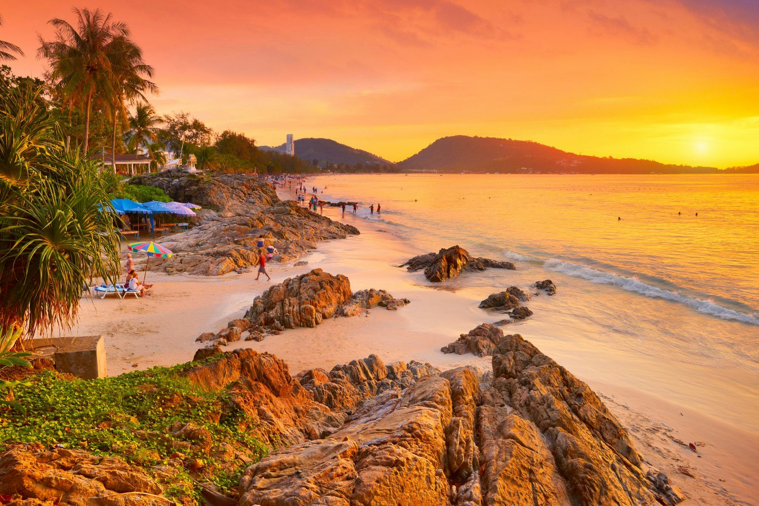 Patong Beach in Phuket Island, Thailand