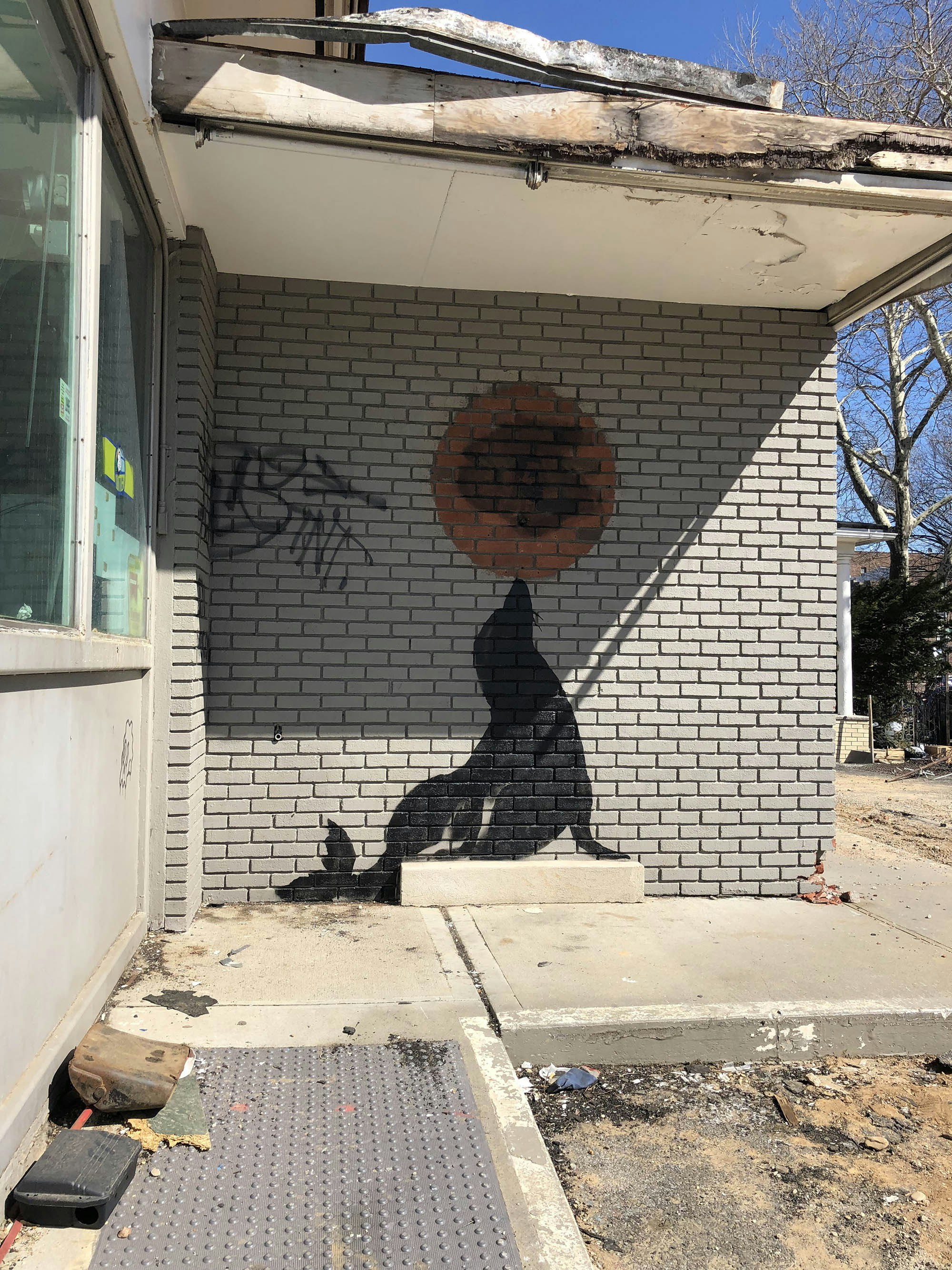 Banksy seal mural in Brooklyn