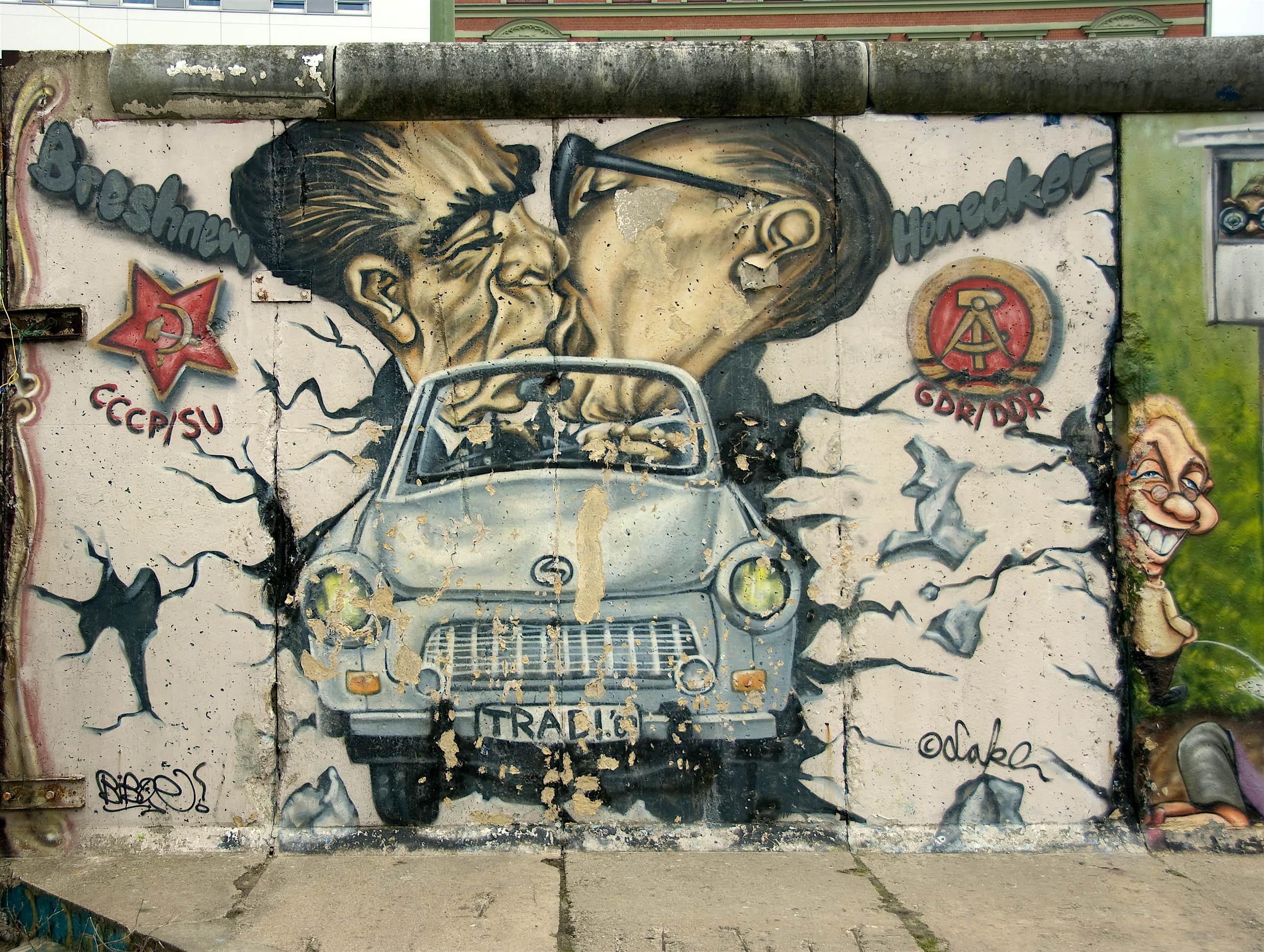 Travel News - Left part of berlin wall Artwork on the Berlin Wall