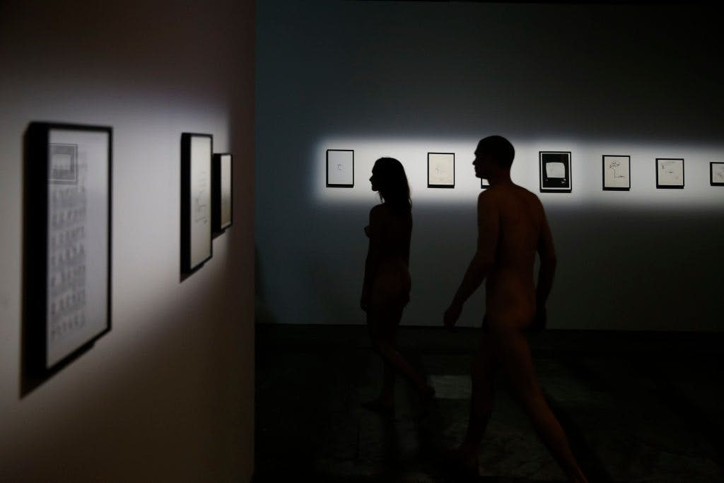 Aside from a swimming pool in the 12th arrondissement which allows nudity three nights a week, Paris has nowhere for nudists to hang out. Image: Geoffroy Van Der Hasselt/Getty