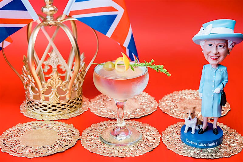 Travel News - 'God Save the Queen' is one of 11 original cocktails at Drink Company's Royal Wedding PUB, running May 4-20. - Photo by Karlin Villondo Photography Travel News - 'God Save the Queen' is one of 11 original cocktails at Drink Company's Royal Wedding PUB, running May 4-20. - Photo by Karlin Villondo Photography