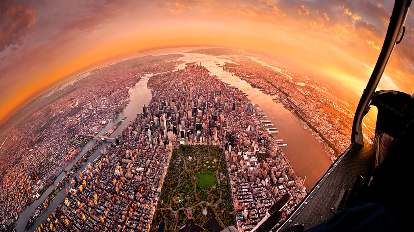 New York City captured from above.
