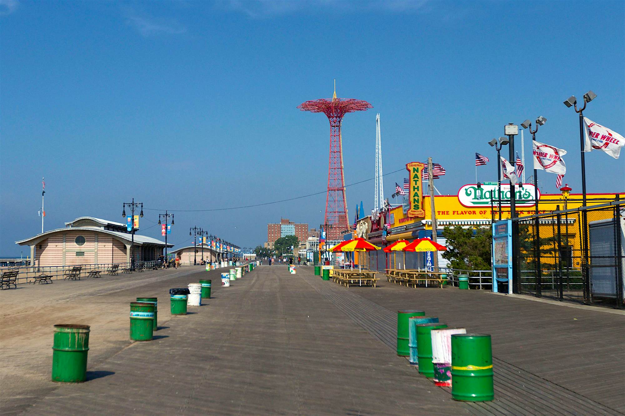 Travel News - New York City Exteriors And Landmarks Riegelmann Boardwalk, Coney Island