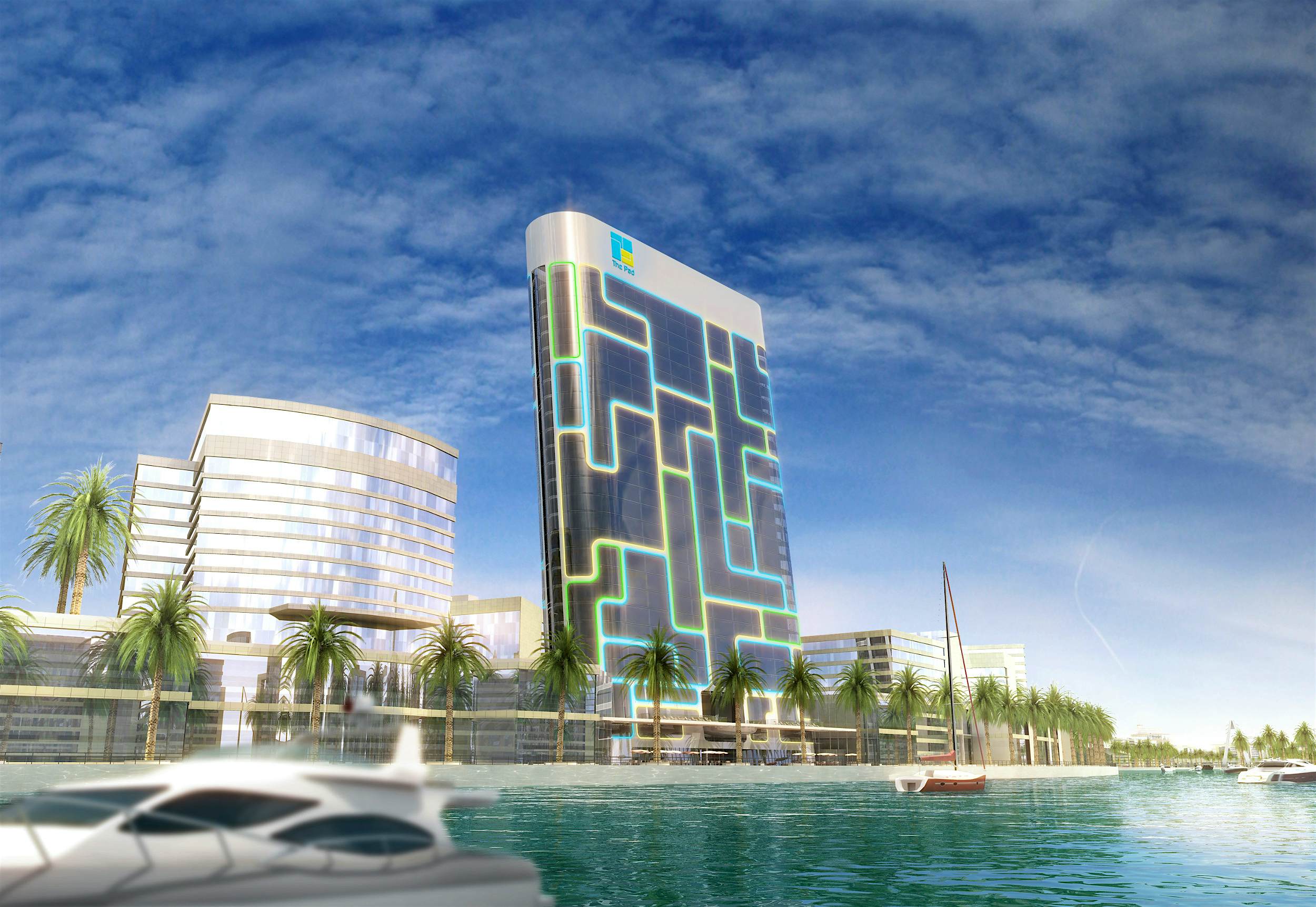 Travel News - The Pad_Day_horizontal_hi-re A rendering of The Pad upon completion.